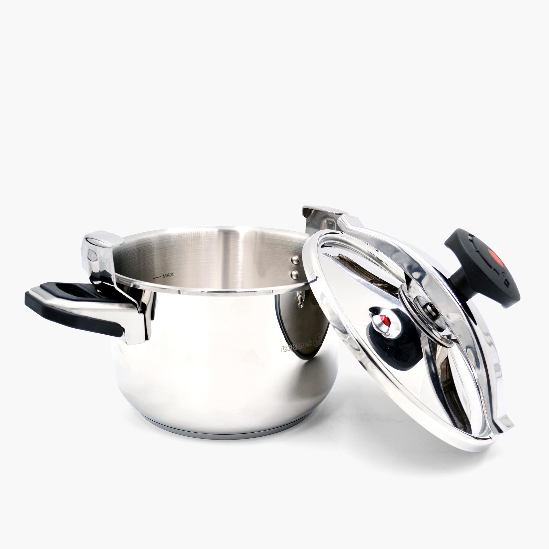 قدر ضغط ستانلس ستيل من كوركوماز - 9 لتر-household-kitchen-cookware-potsandpans-image-3