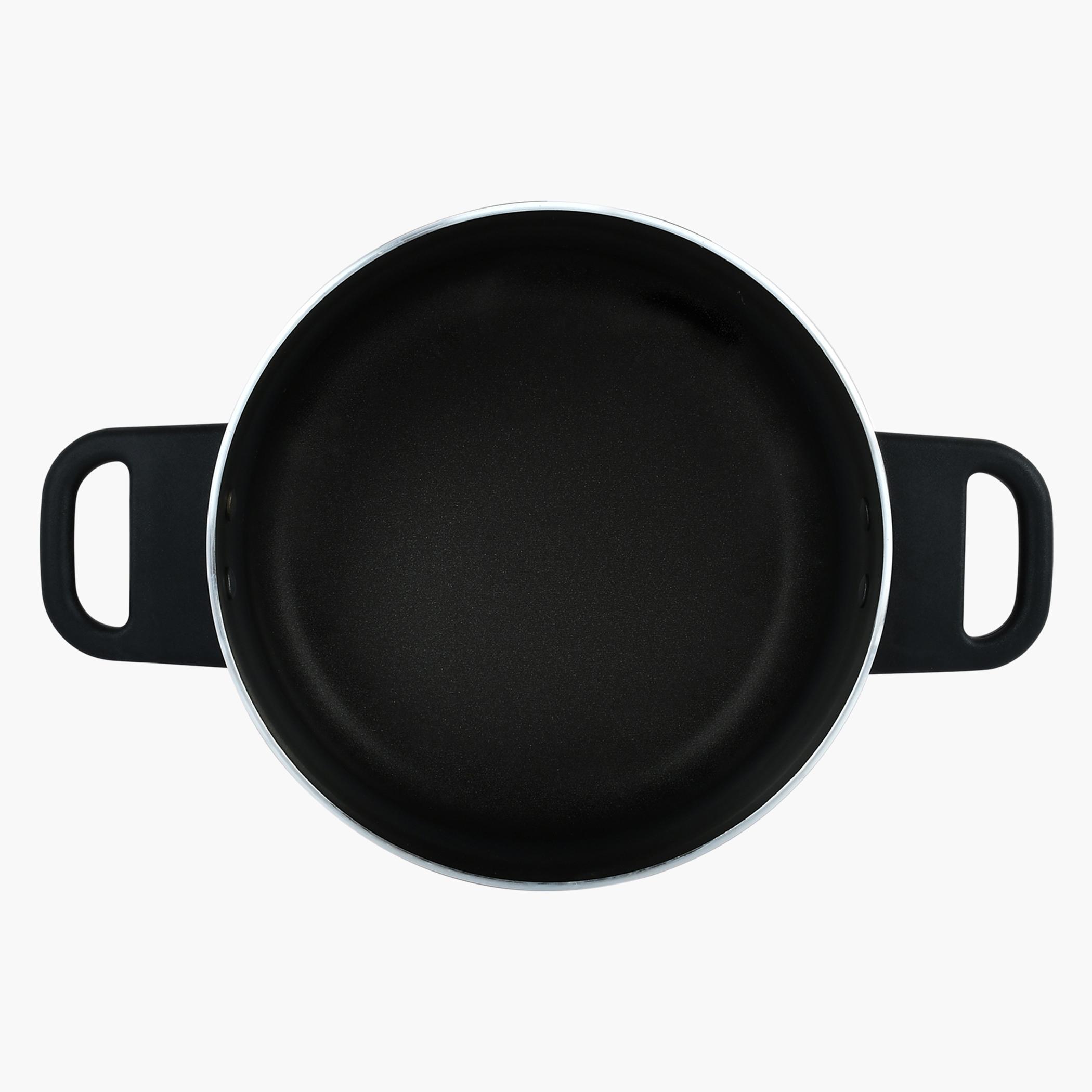 قدر مرقة غير لاصق مع غطاء ستانلس ستيل كلاسيك من برستيج - 23 سم-household-kitchen-cookware-potsandpans-image-4