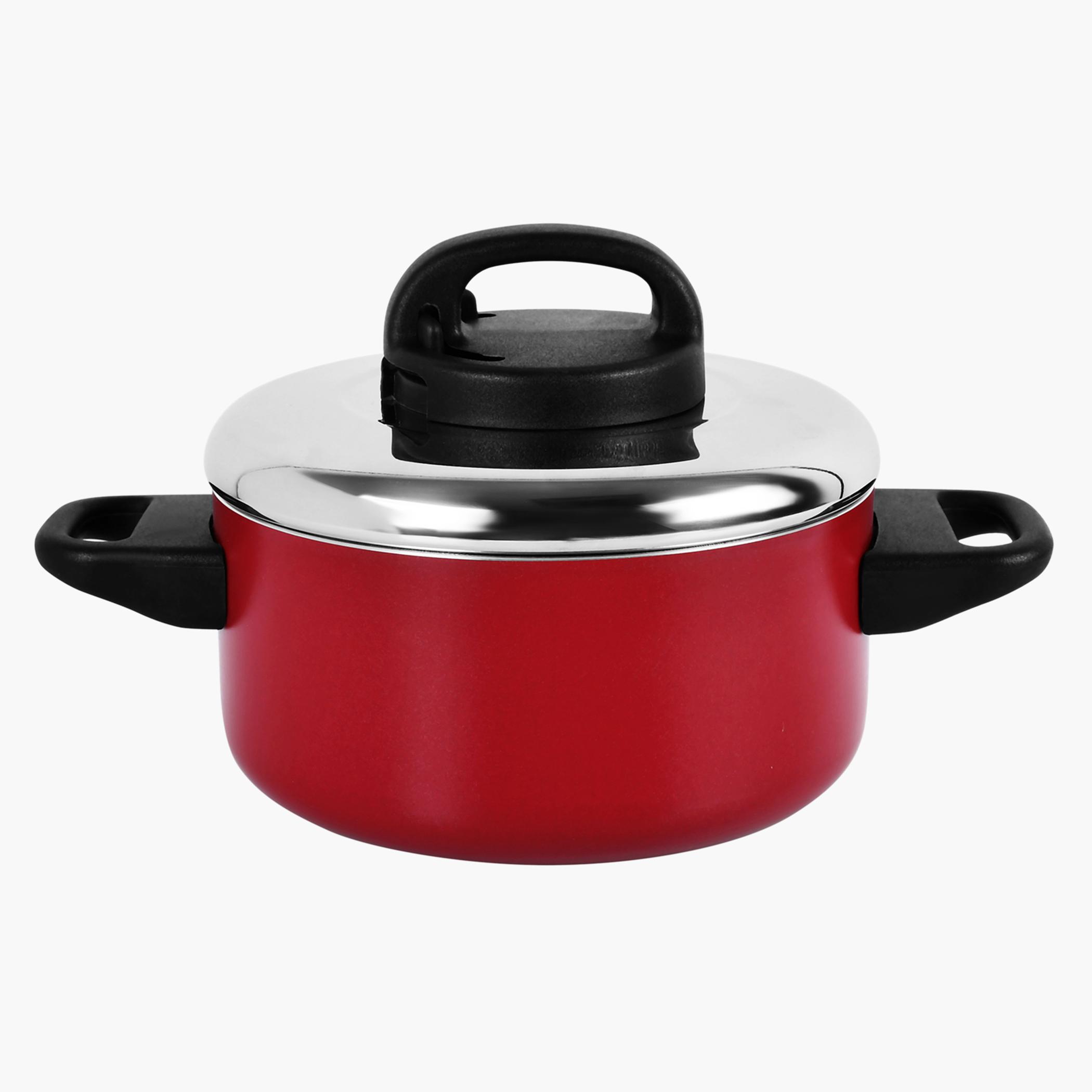 قدر مرقة غير لاصق مع غطاء ستانلس ستيل كلاسيك من برستيج - 16 سم-household-kitchen-cookware-potsandpans-image-6