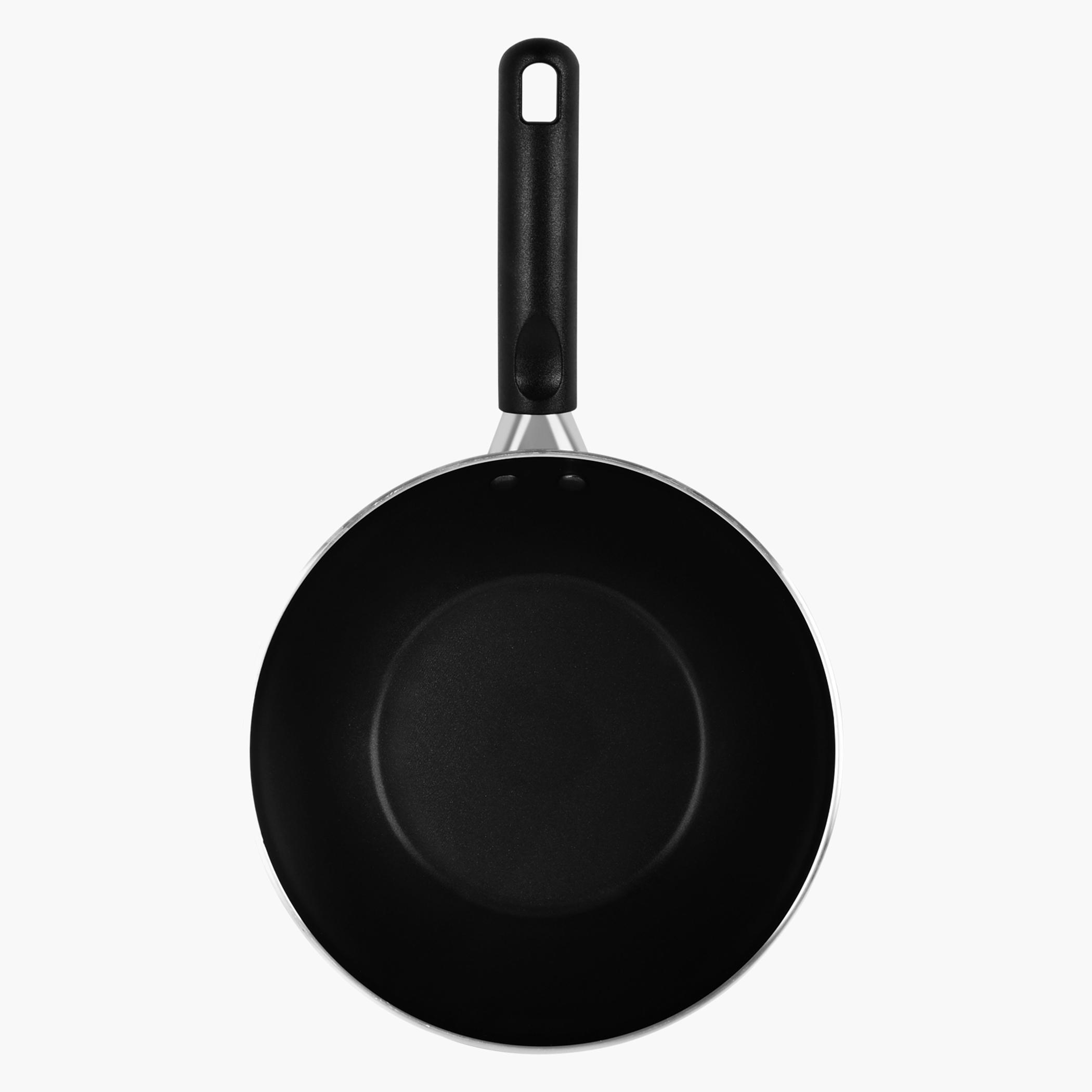 Classique Aluminium Wok with Lid - 20 cm-household-kitchen-cookware-potsandpans-image-3