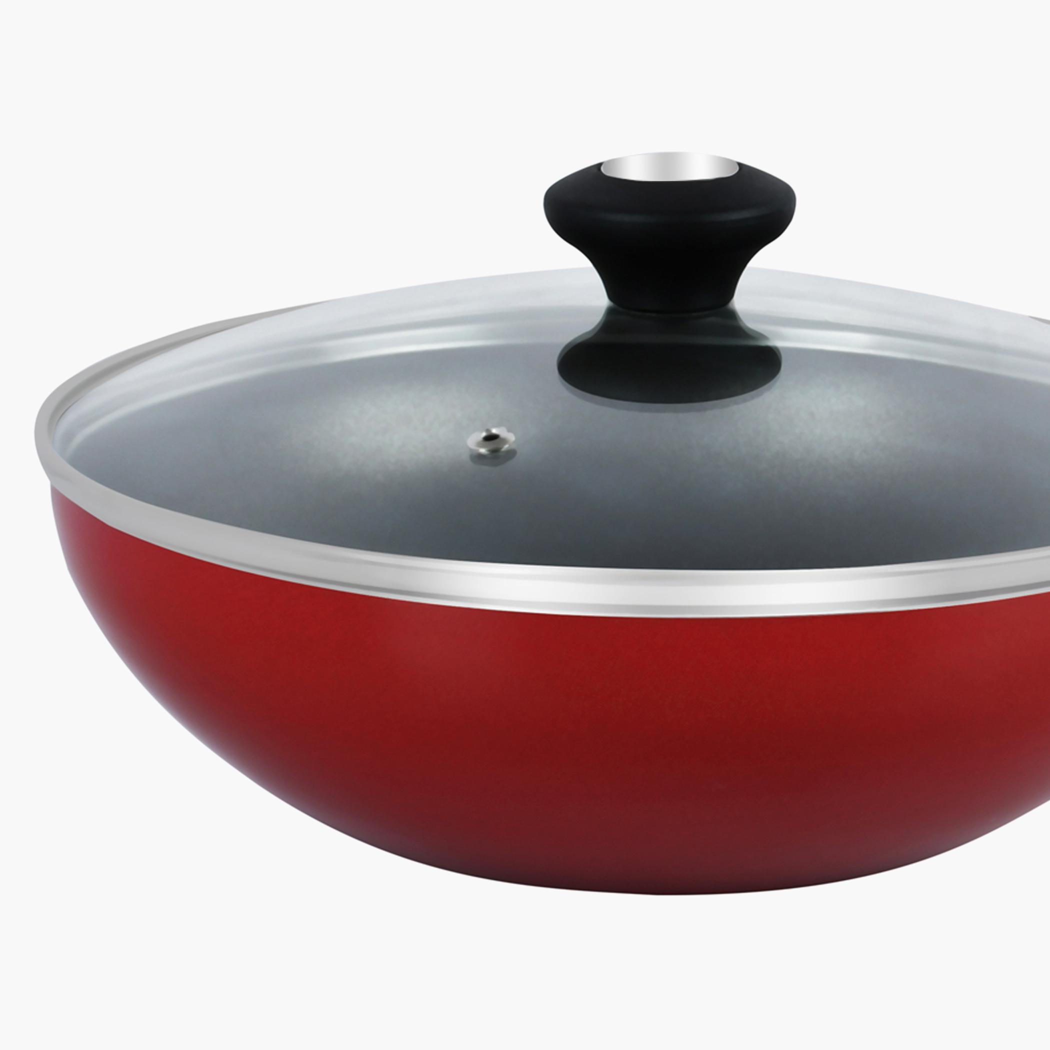 Classique Aluminium Wok with Lid - 26 cm-household-kitchen-cookware-potsandpans-image-5