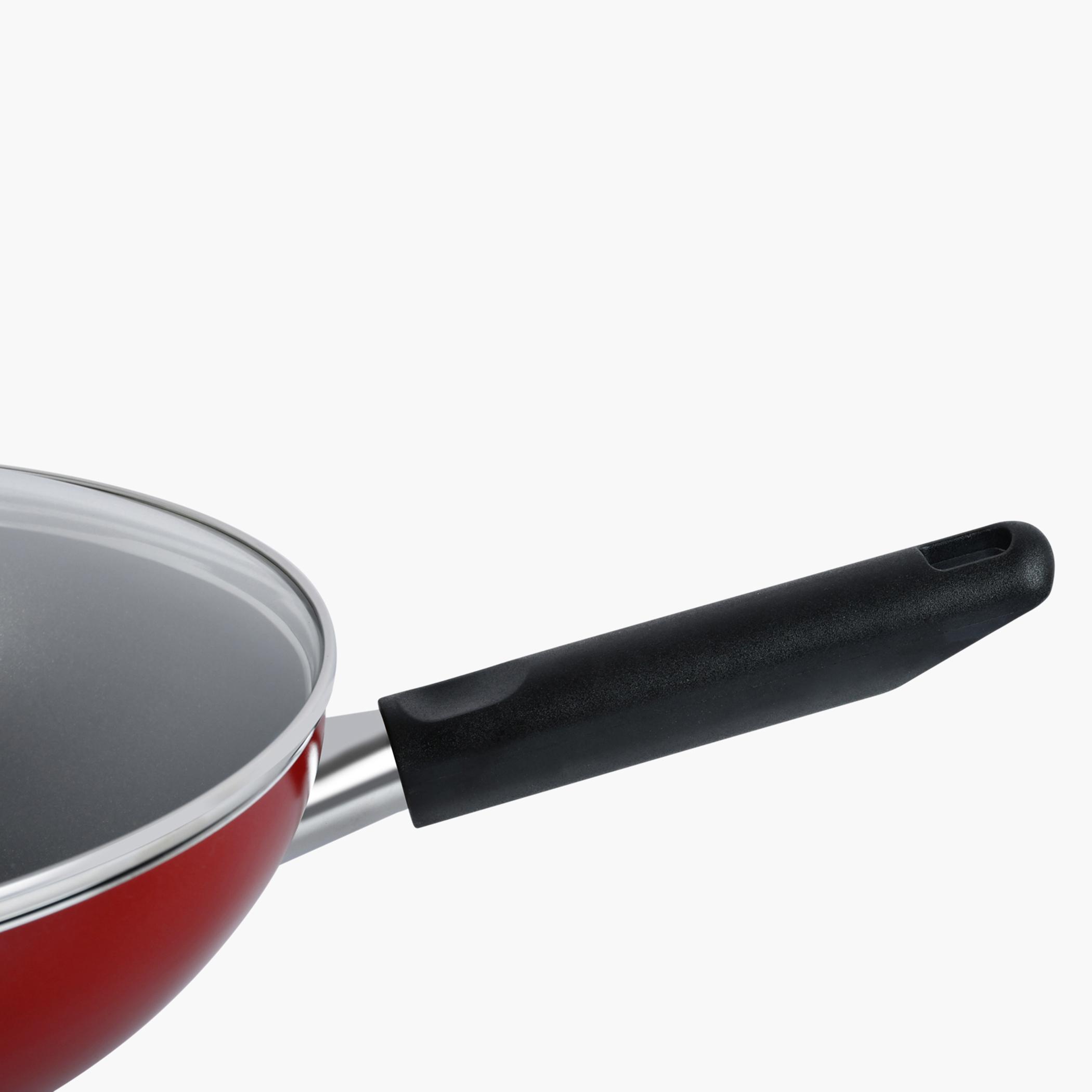 مقلاة ووك ألومنيوم بغطاء - كلاسيك من بريستيج - 28 سم-household-kitchen-cookware-potsandpans-image-6