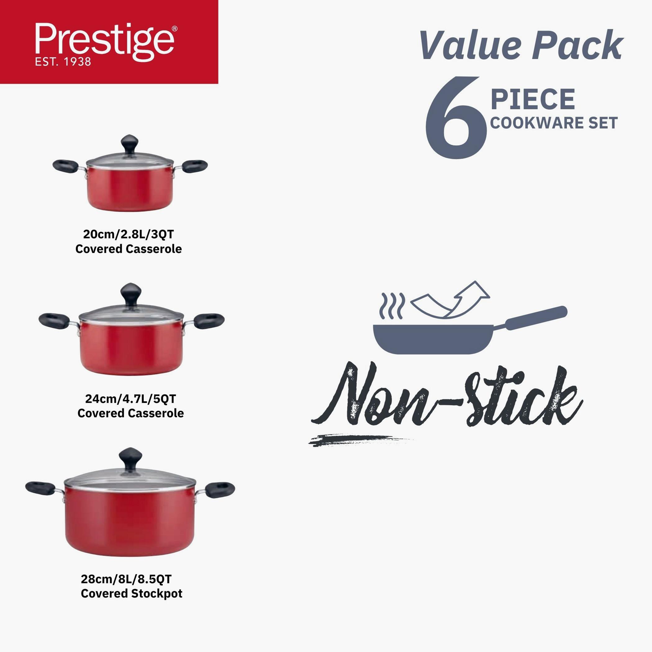 Non-Stick 6-Piece Cookware Set-household-kitchen-cookware-cookwareandsets-image-2