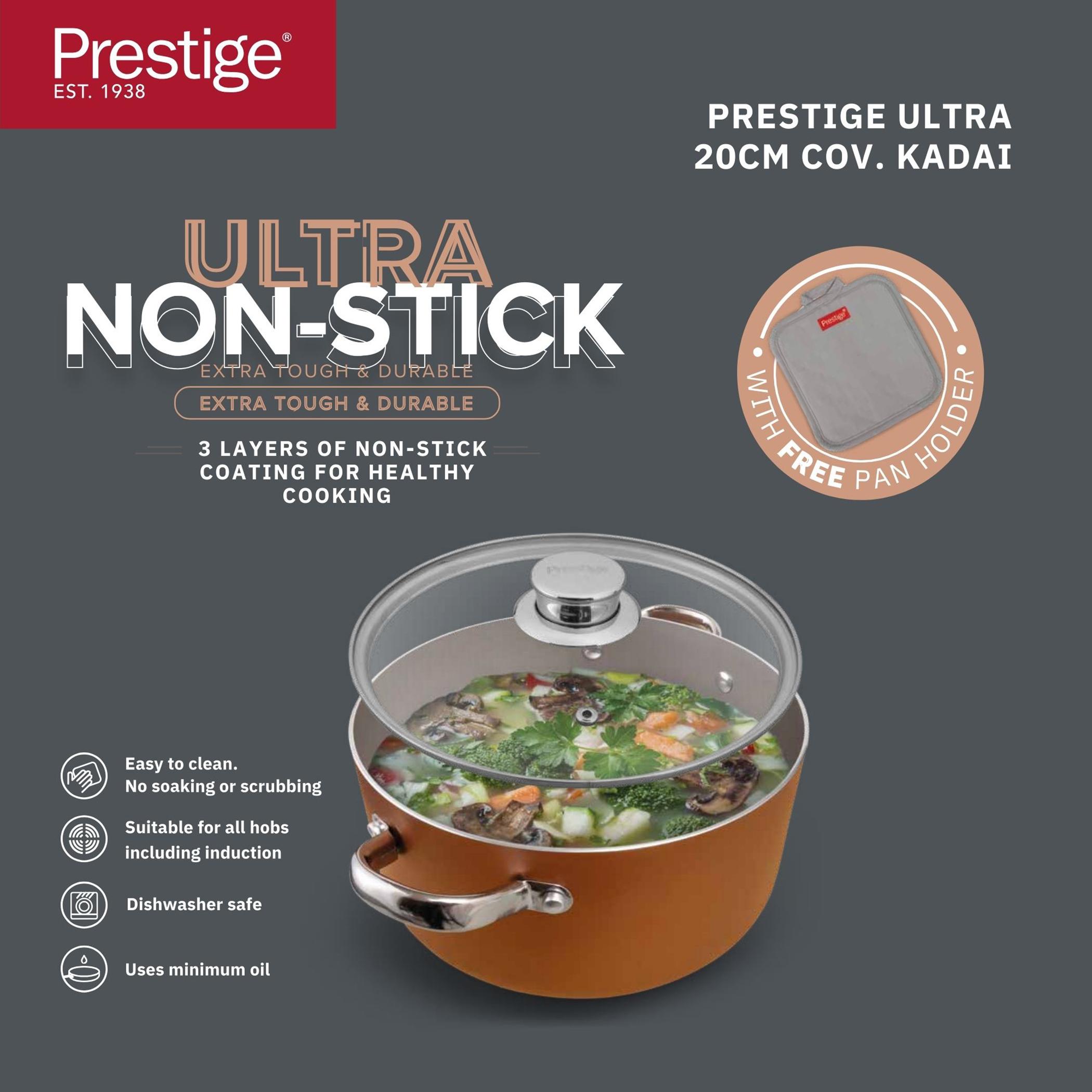 Ultra Non-Stick Casserole with Glass Lid and Pan Holder - 2.8 L-household-kitchen-cookware-cookwareandsets-image-5