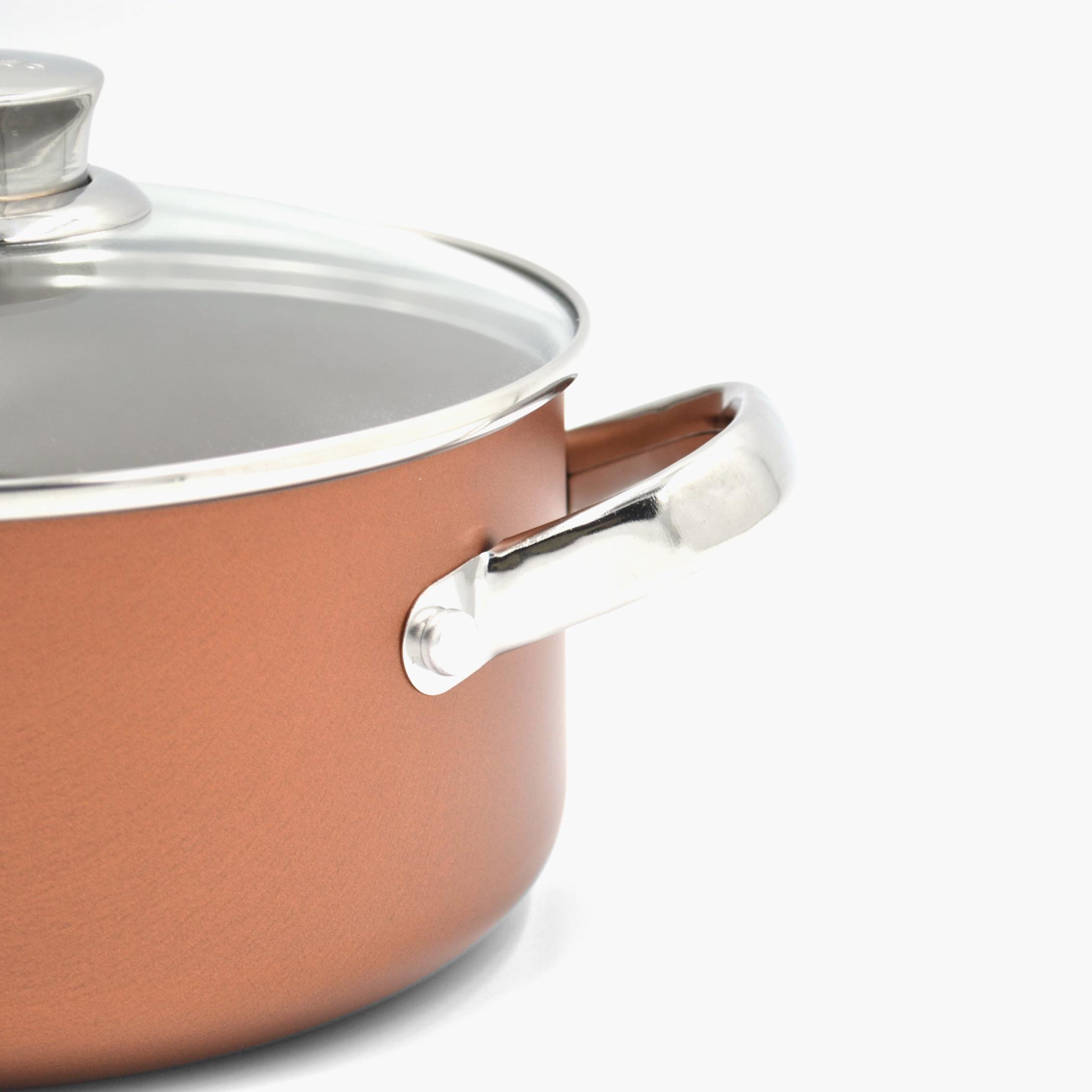 Ultra Non-Stick Casserole with Glass Lid and Pan Holder - 2.8 L-household-kitchen-cookware-cookwareandsets-image-7