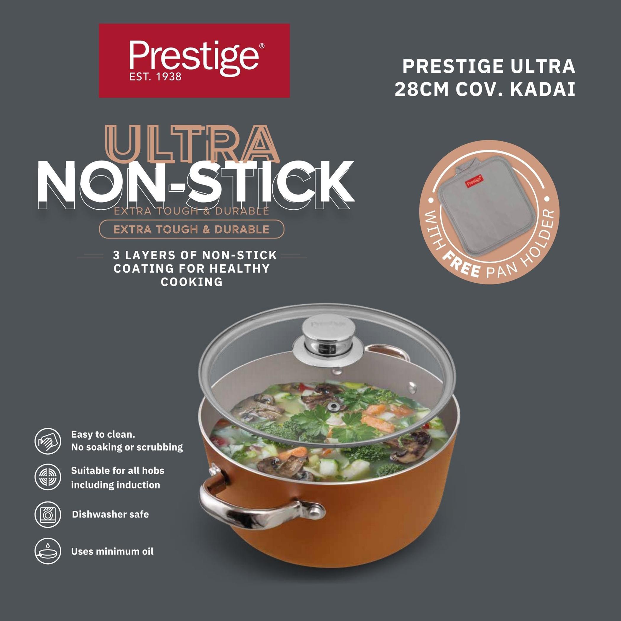 كسرولة ألترا غير لاصقة بغطاء زجاجي وحامل مقلاة من برستيج - 6.2 لتر-household-kitchen-cookware-cookwareandsets-image-10