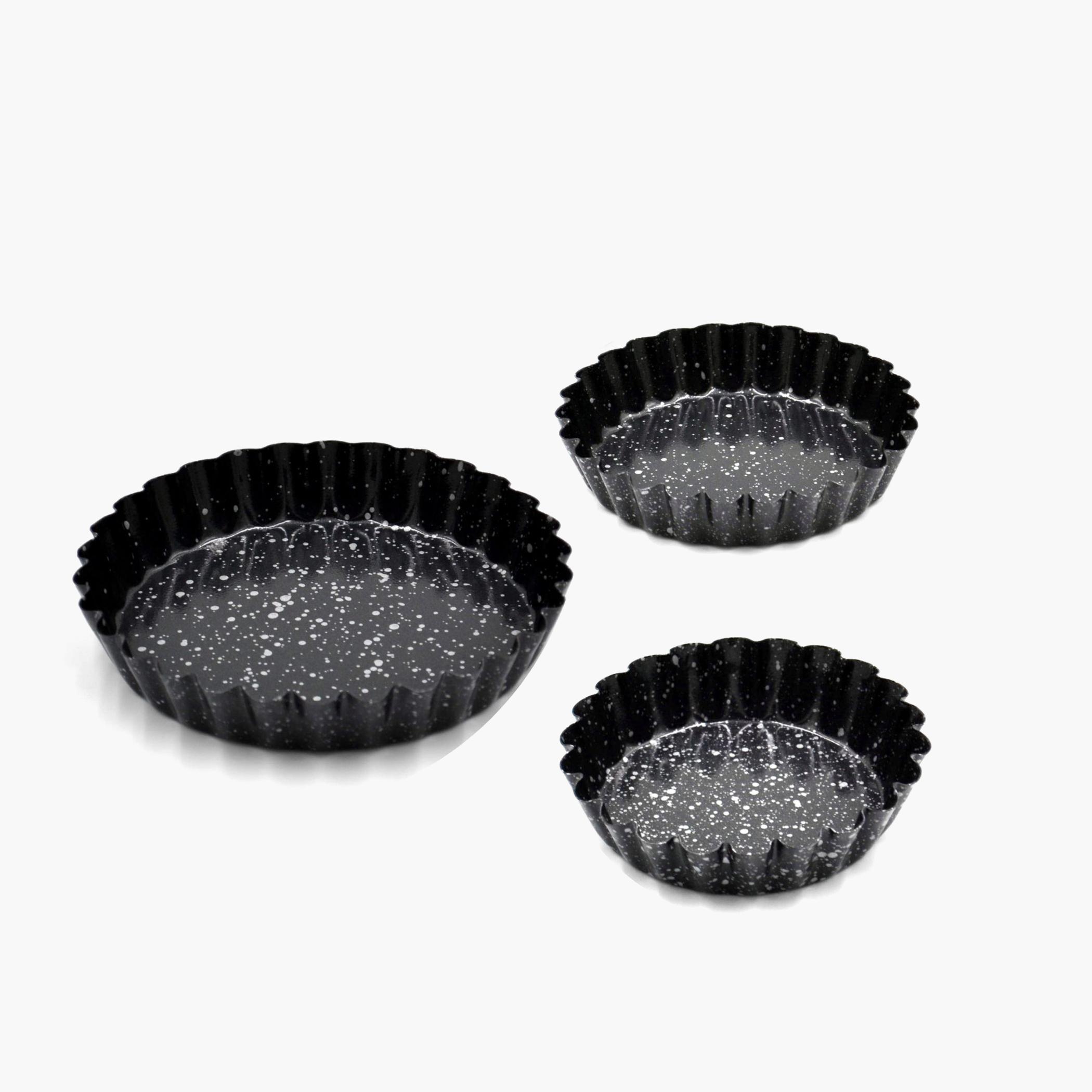Granite Stone Non-Stick Tart Pan - Set of 3-household-kitchen-bakeware-bakingpansandmoulds-image-1