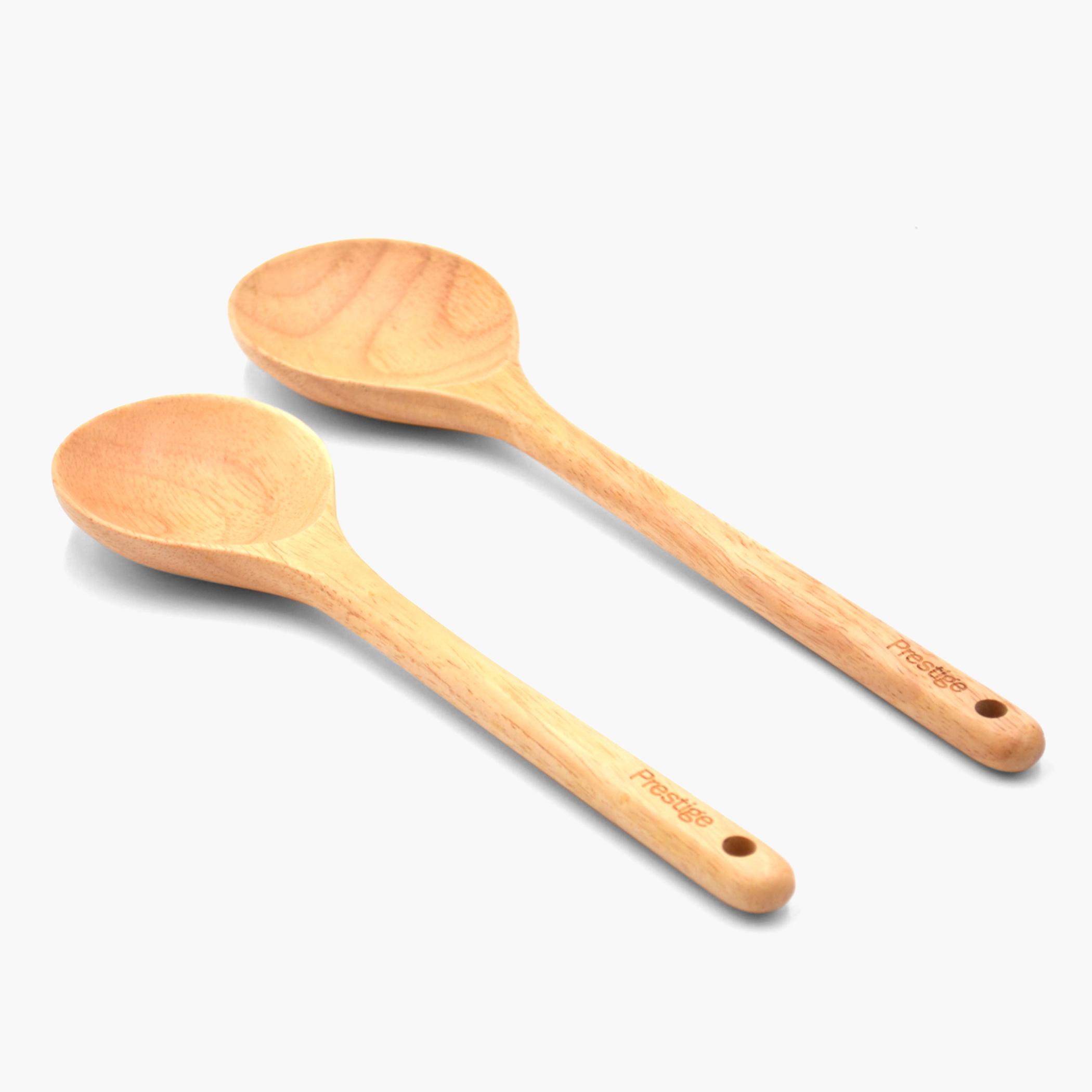 Wooden Serving Spoon - Set of 2-household-kitchen-kitchentoolsandutensils-foodservingtools-image-1