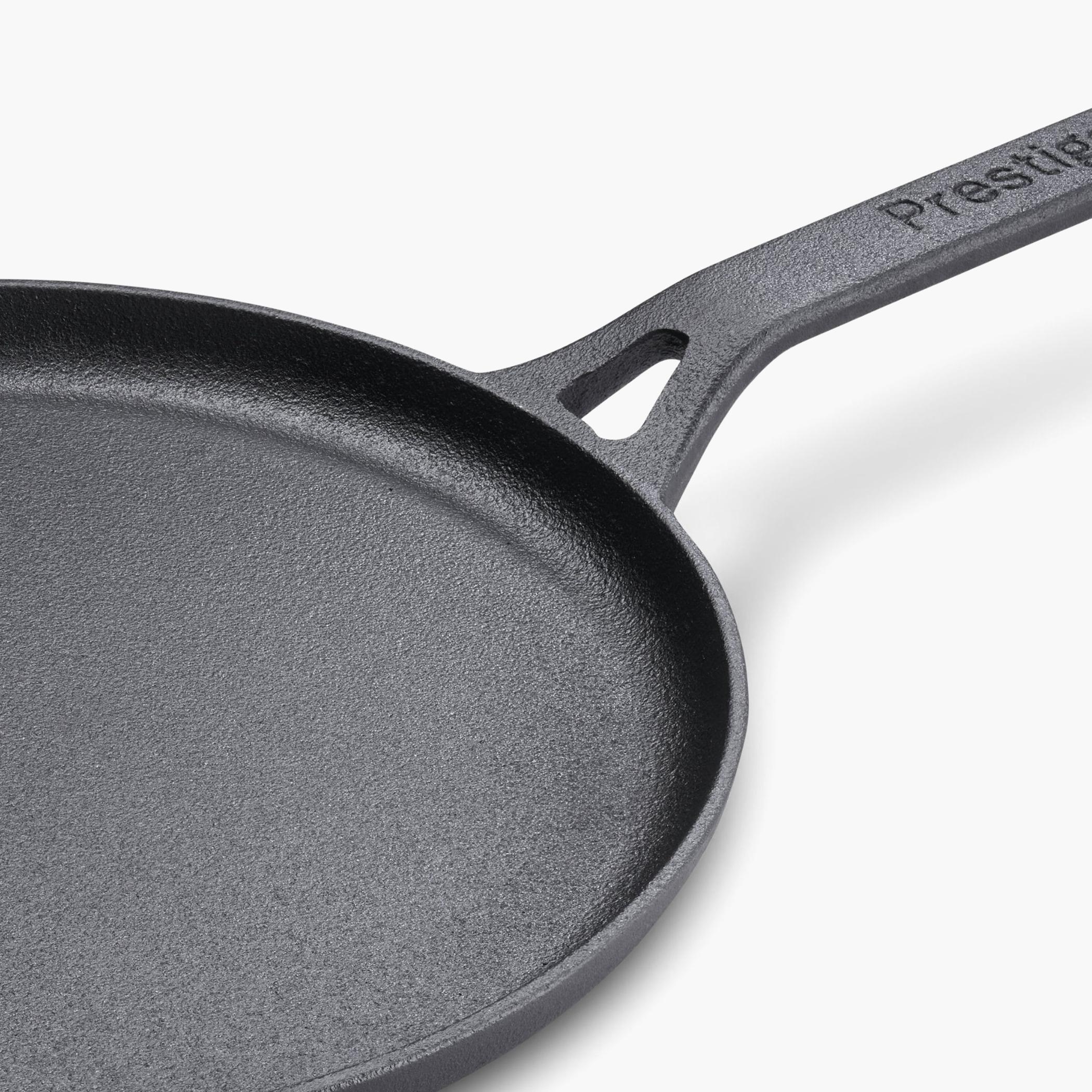 مقلاة تاوا مسطحة من الحديد الزهر من برستيج - 28 سم-household-kitchen-cookware-potsandpans-image-4