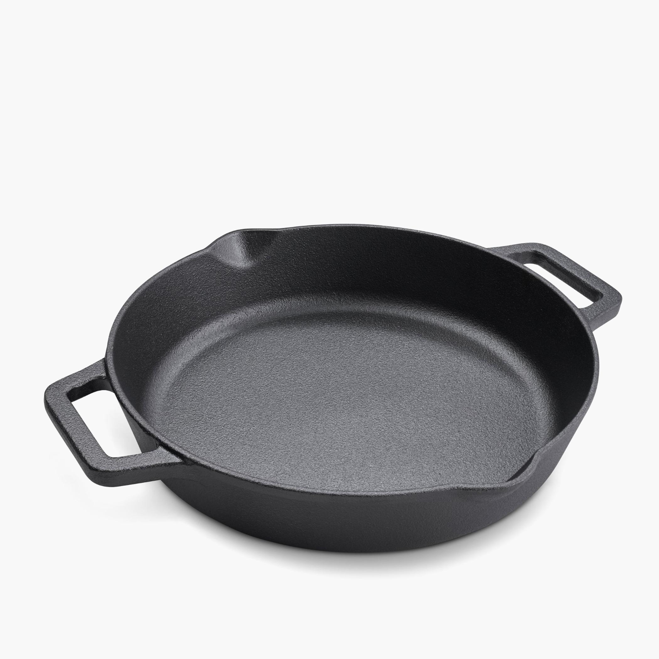 مقلاة من حديد الزهر بمقبض مزدوج من برستيج - 24 سم-household-kitchen-cookware-potsandpans-image-1