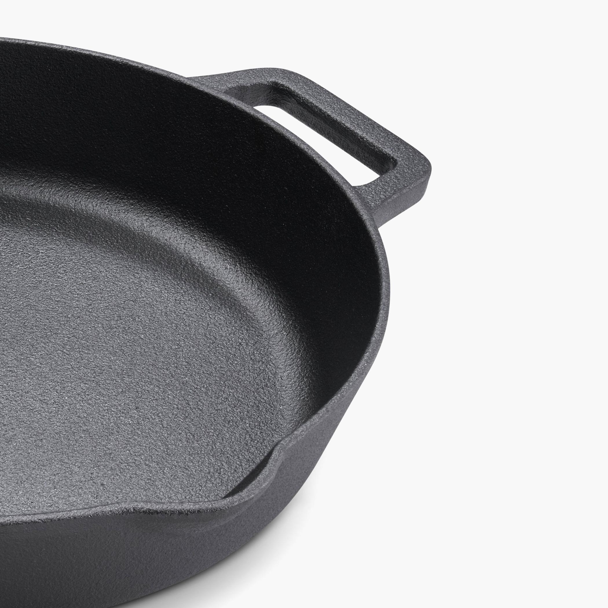 مقلاة من حديد الزهر بمقبض مزدوج من برستيج - 24 سم-household-kitchen-cookware-potsandpans-image-4