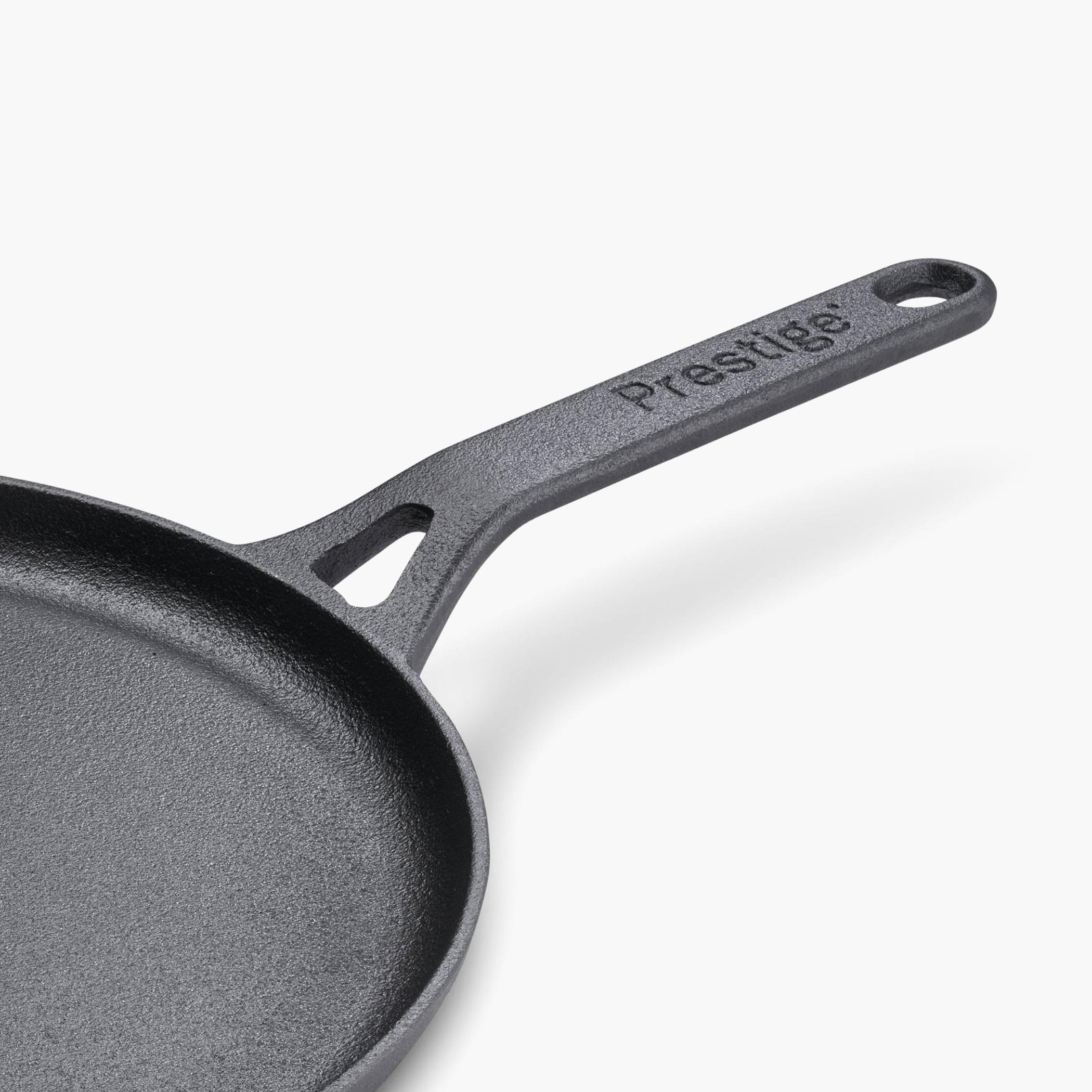 مقلاة تاوا مسطحة من الحديد الزهر من برستيج - 24 سم-household-kitchen-cookware-potsandpans-image-4