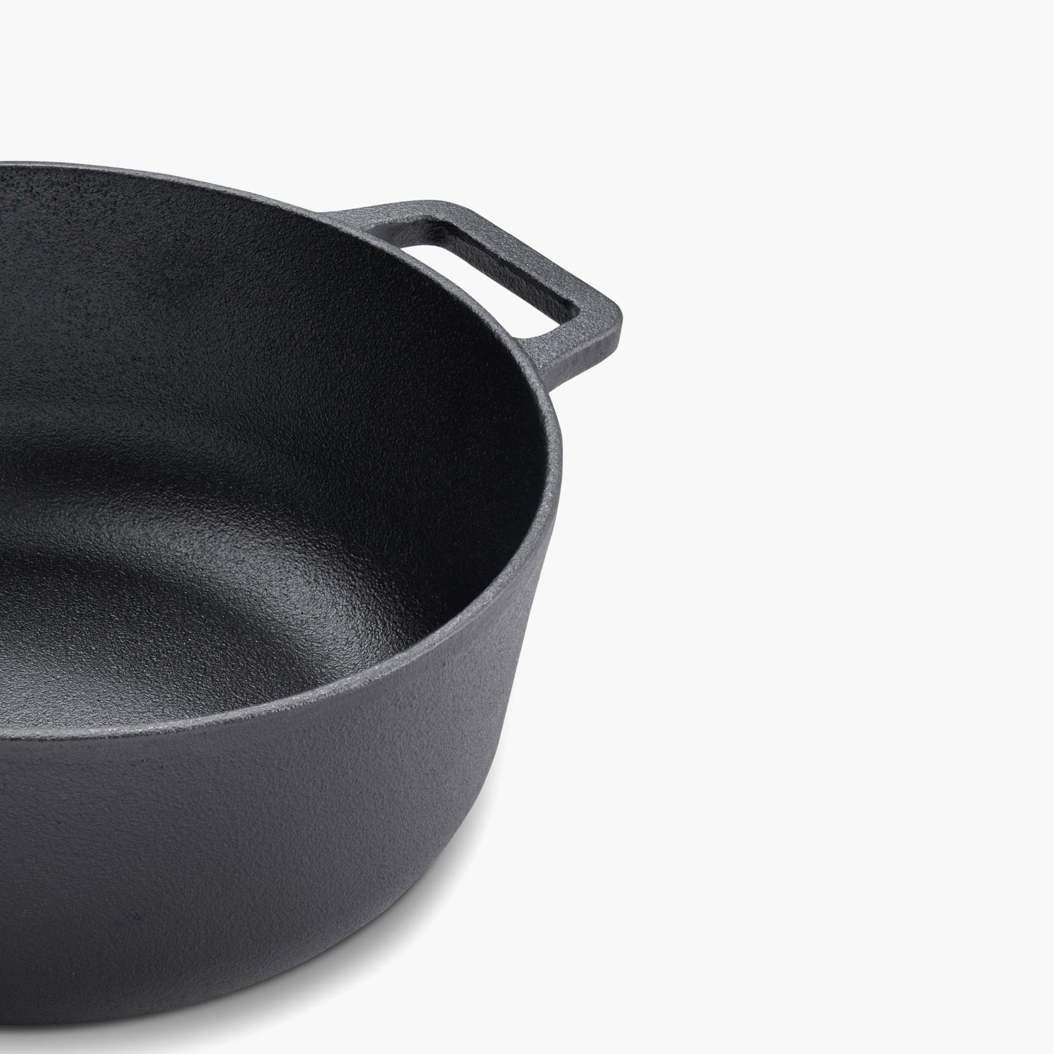 كسرولة من الحديد الزهر مع غطاء زجاجي من برستيج - 20 سم-household-kitchen-cookware-potsandpans-image-5