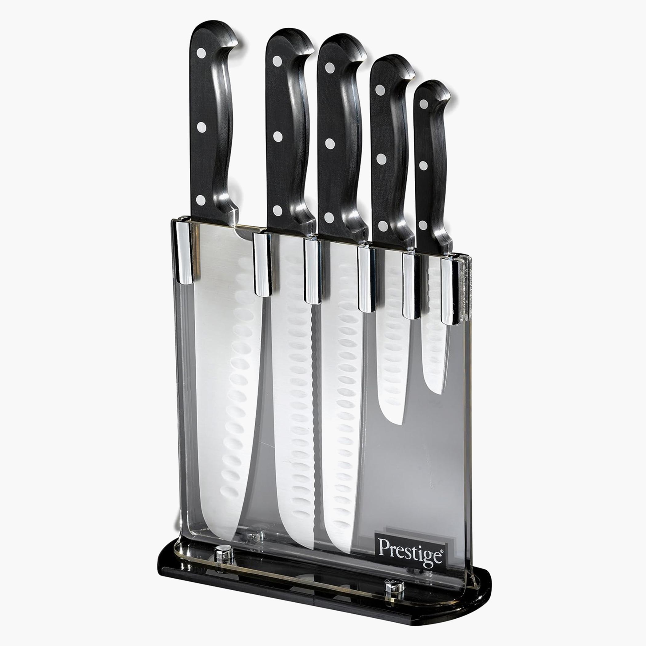 Serrated 5-Piece Utility Pointless Knife Set-household-kitchen-kitchentoolsandutensils-knives-image-2