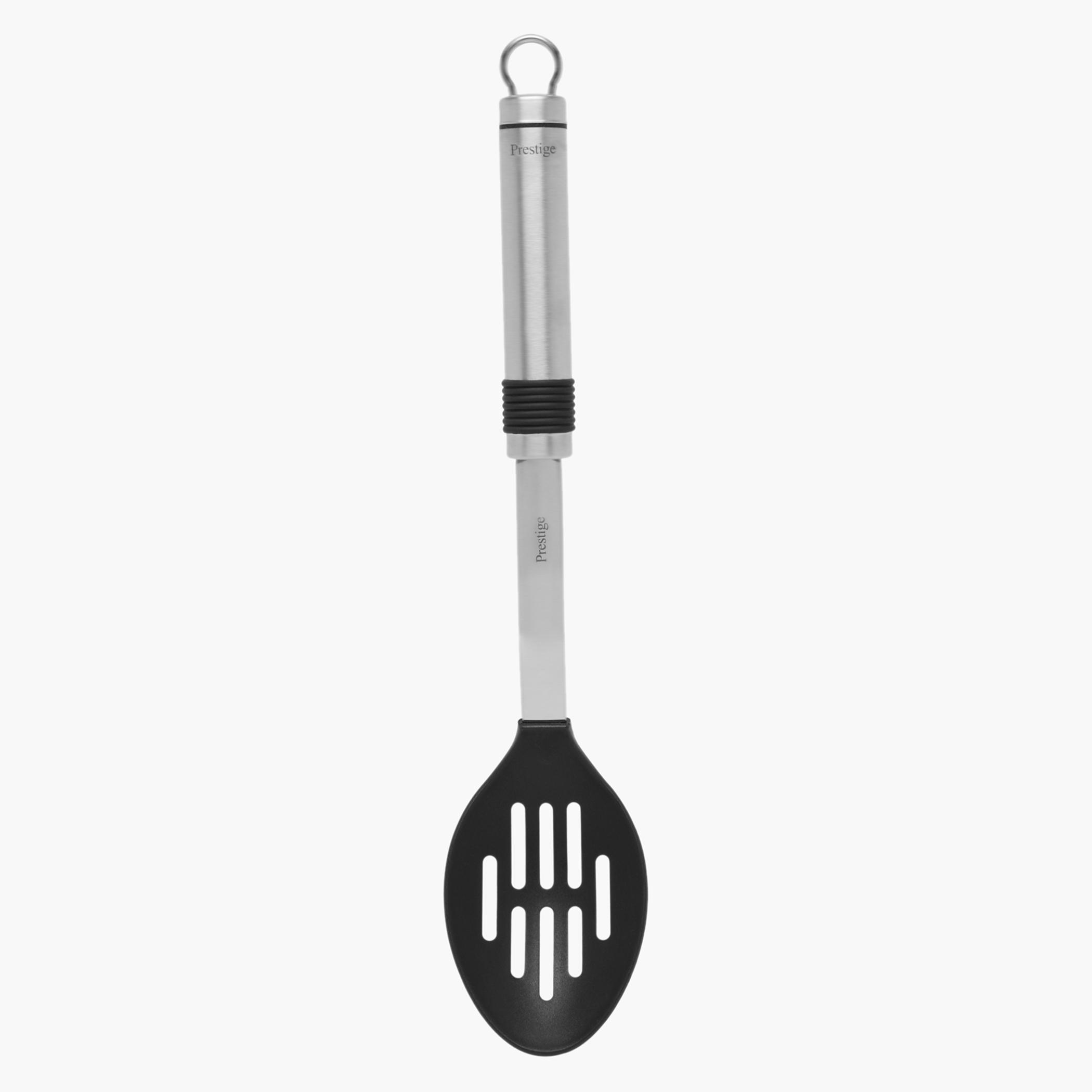 Slotted Spoon with Nylon Head-household-dining-cutlery-spoonsforksandknives-image-1