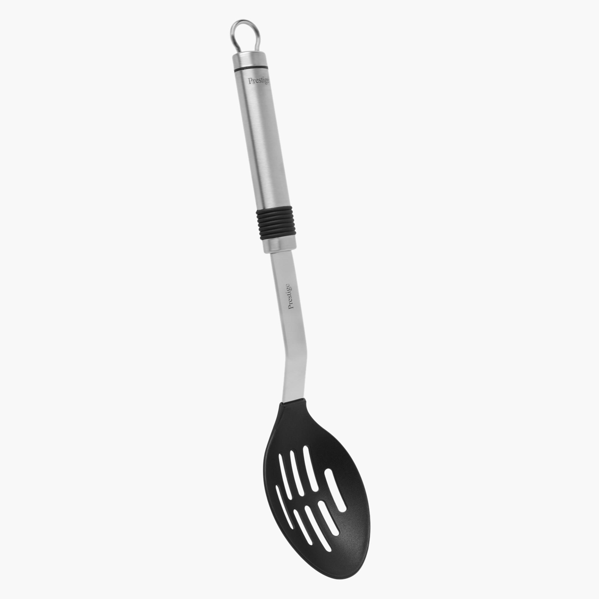 Slotted Spoon with Nylon Head-household-dining-cutlery-spoonsforksandknives-image-2