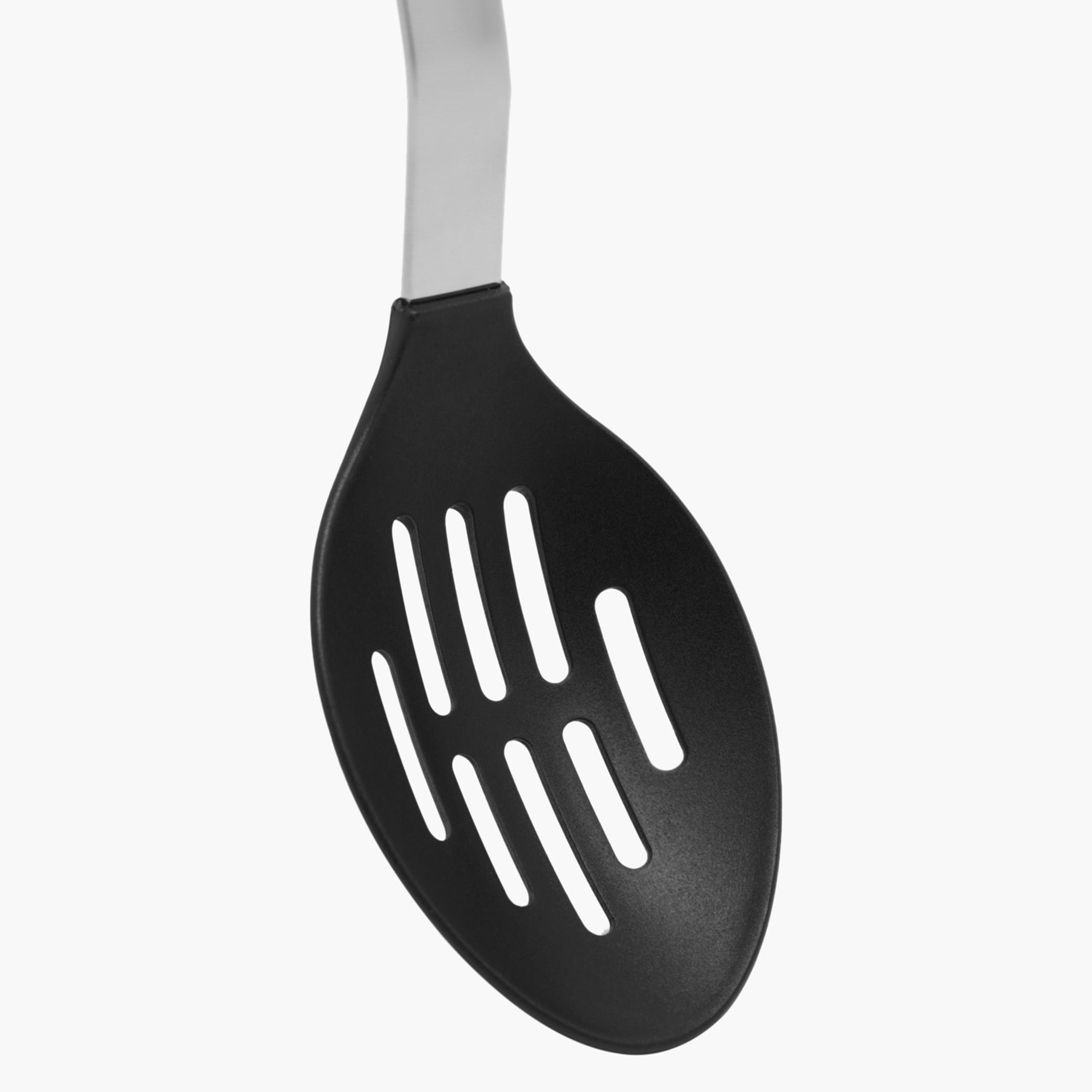 Slotted Spoon with Nylon Head-household-dining-cutlery-spoonsforksandknives-image-3