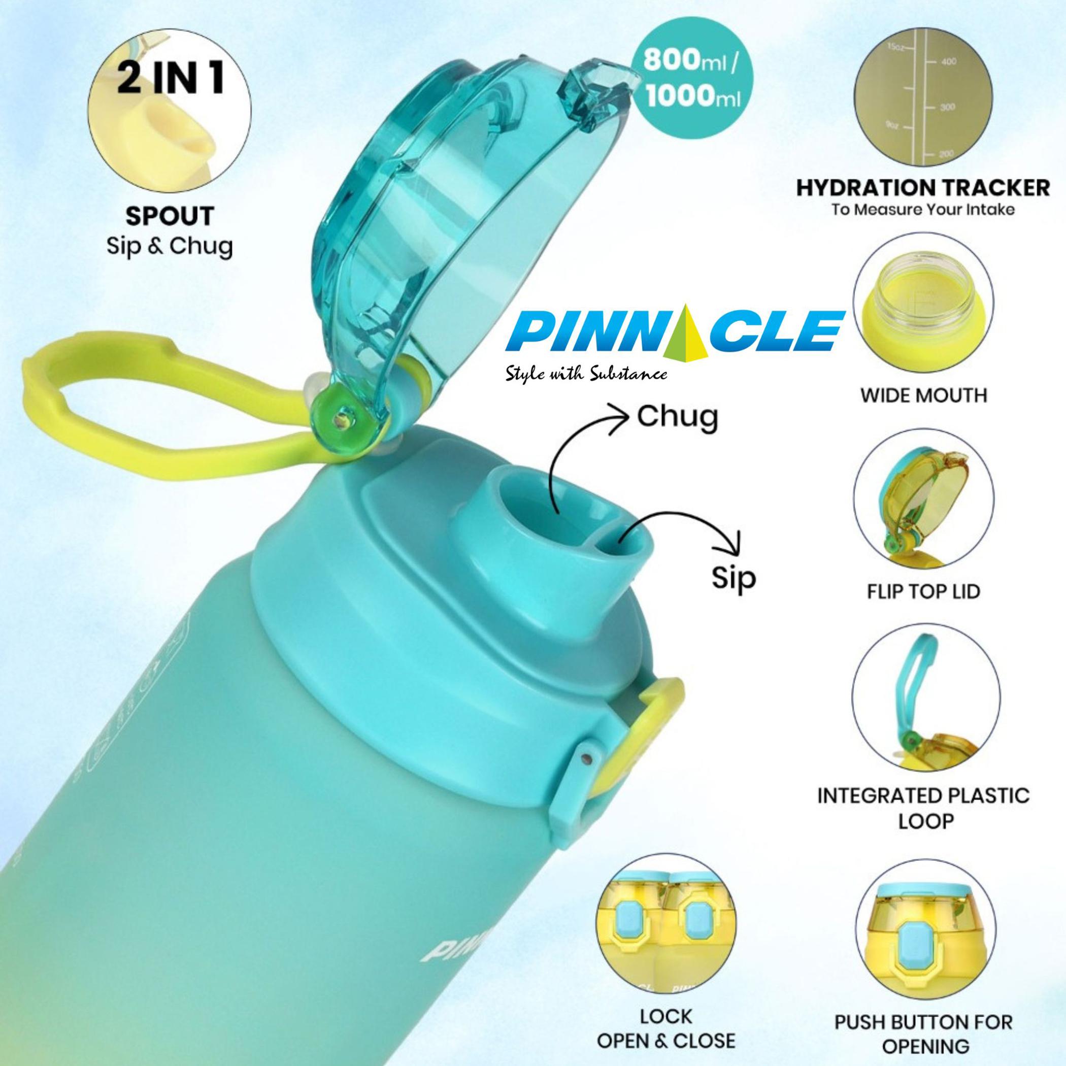 Pinnacle Wave Hydration Water Bottle - 1 L-household-dining-drinkserveware-bottles-image-3