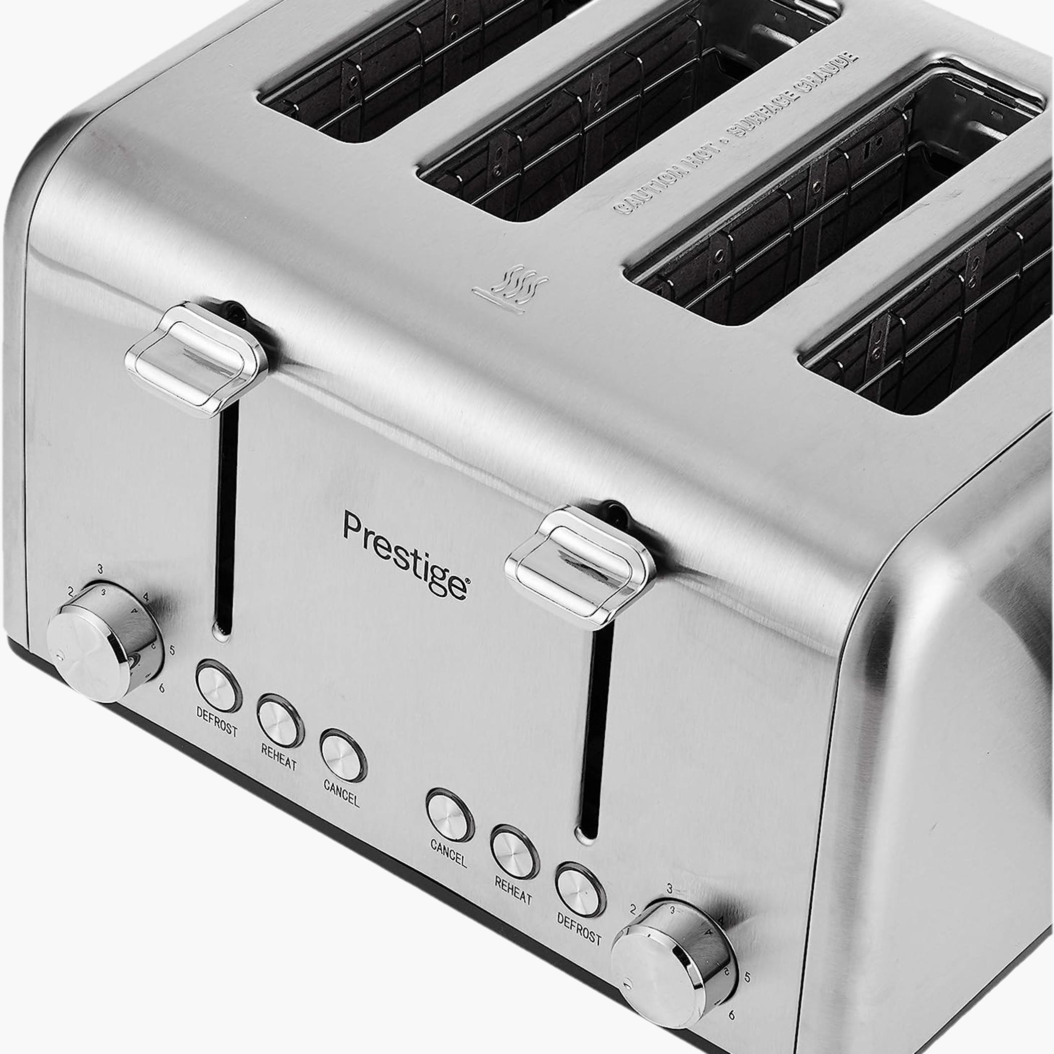 Stainless Steel 4-Silce Toaster-household-appliances-kitchenappliances-toasters-image-3