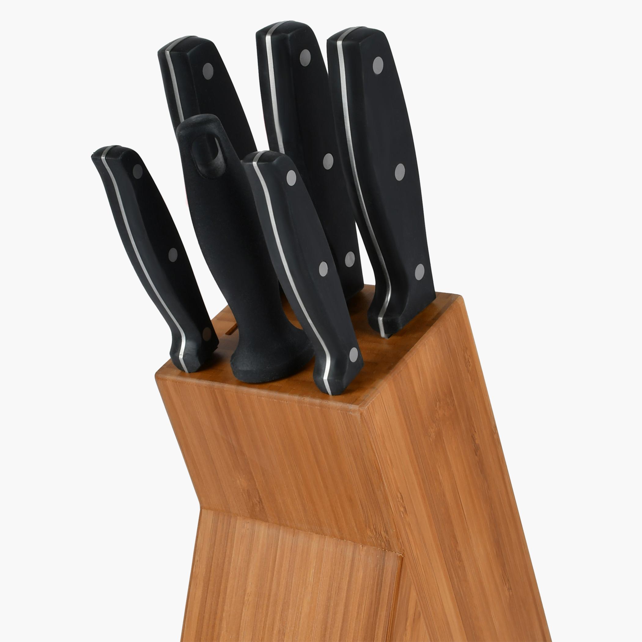 Complement 7-Piece Knife Block Set-household-kitchen-kitchentoolsandutensils-knives-image-2