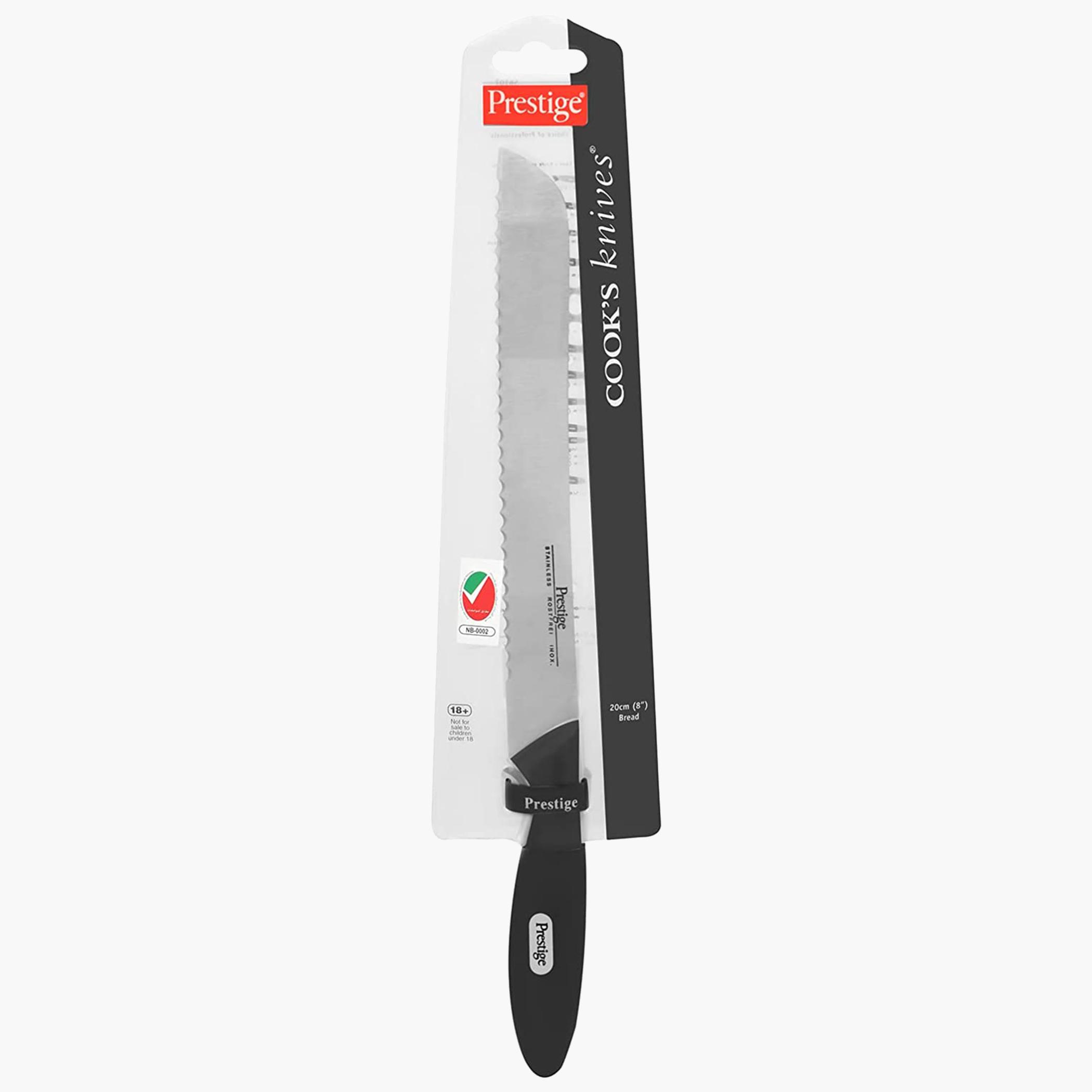 Stainless Steel 8-inch Bread Knife - 20 cms-household-kitchen-kitchentoolsandutensils-knives-image-4