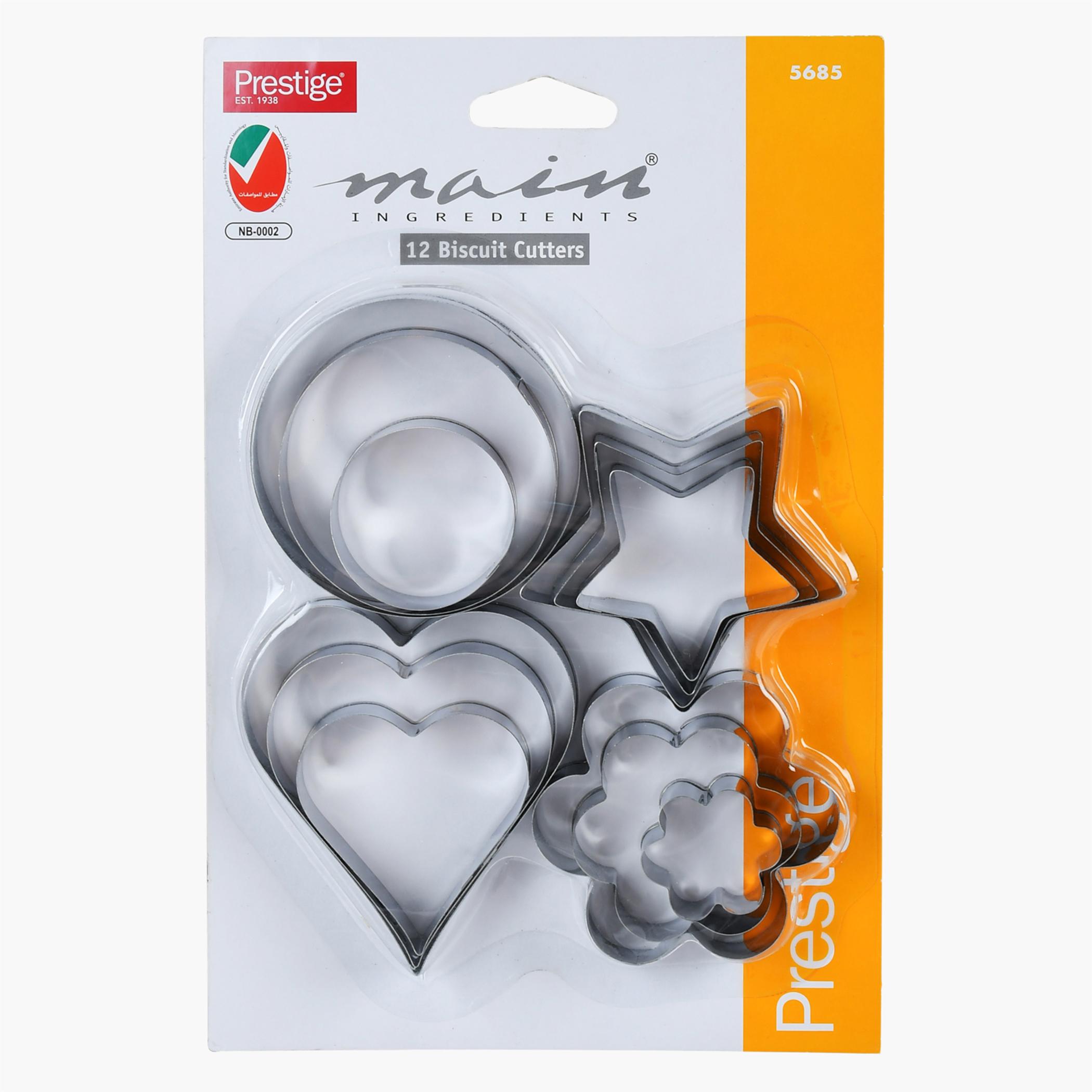 Stainless Steel 12-Piece Biscuit Cutter Set-household-kitchen-bakeware-bakingtoolsandaccessories-image-1