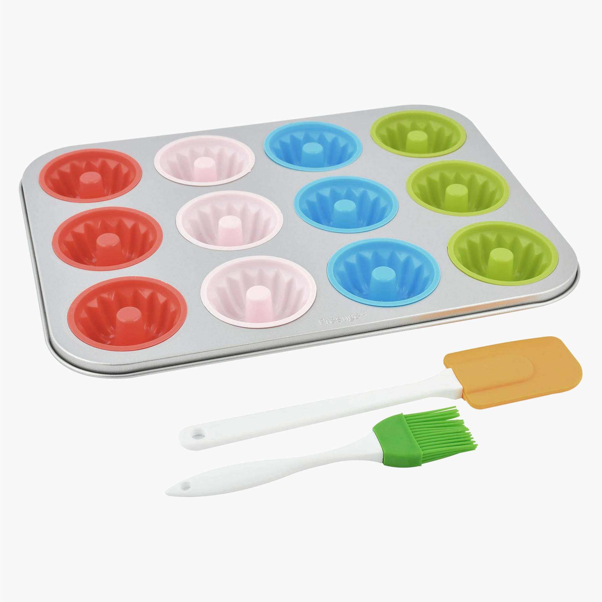 طقم صينية مافن عميقة بسعة 12 كوب من برستيج-household-kitchen-bakeware-bakingpansandmoulds-image-1