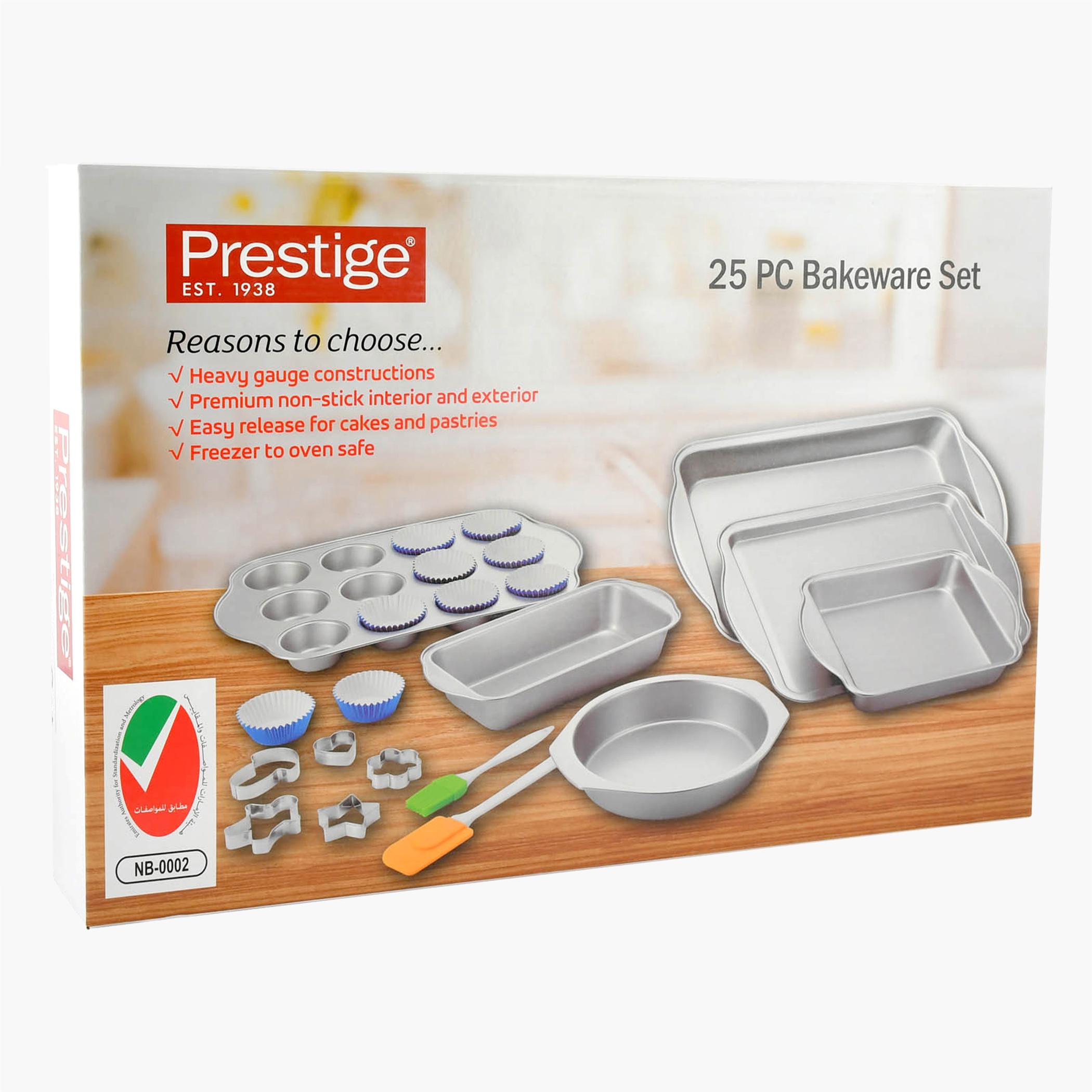 طقم أواني خَبز 25 قطعة من بريستيج-household-kitchen-bakeware-bakingpansandmoulds-image-9