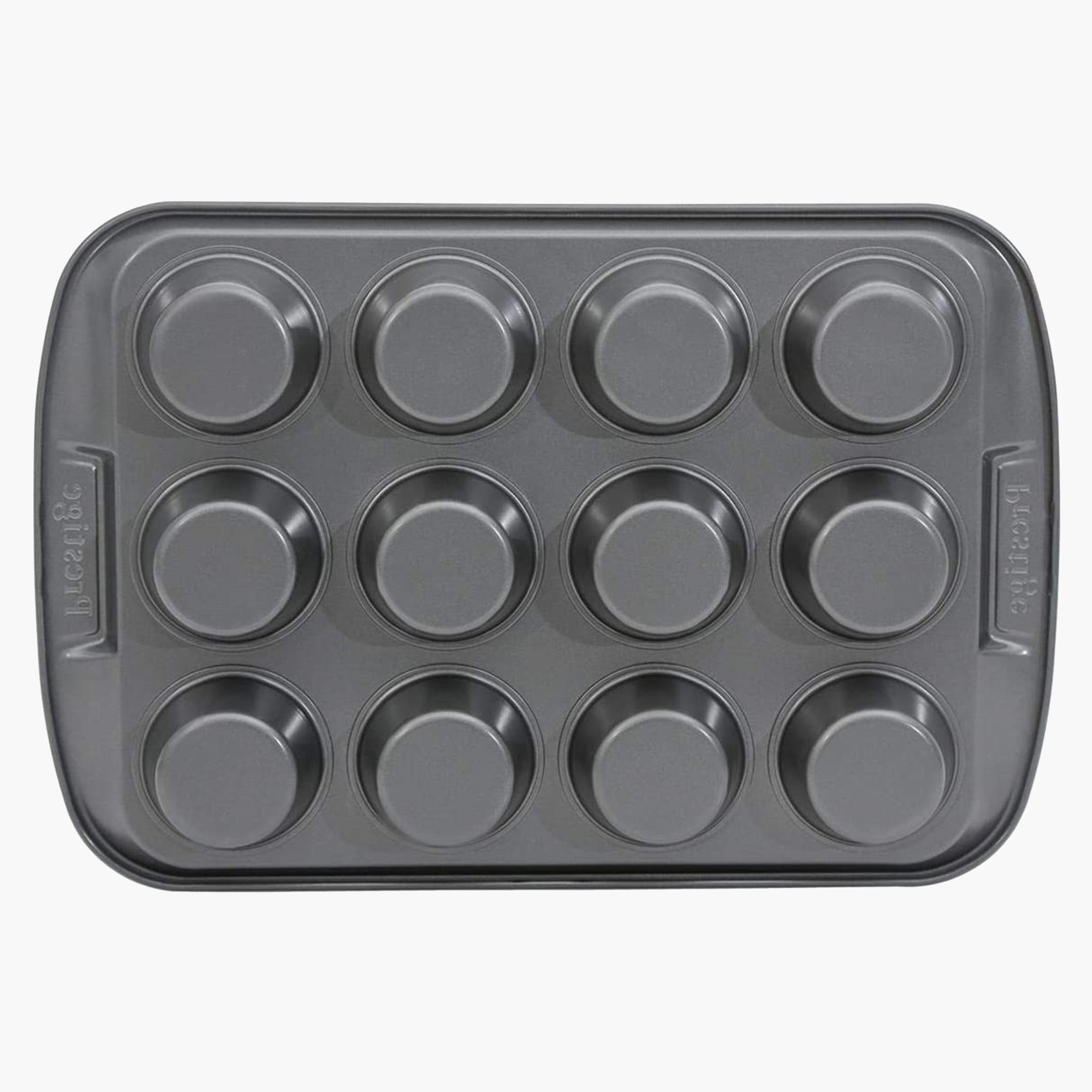 Rectangular 12-Cup Muffin Pan and Oven Tray Set-household-kitchen-bakeware-bakingtoolsandaccessories-image-3