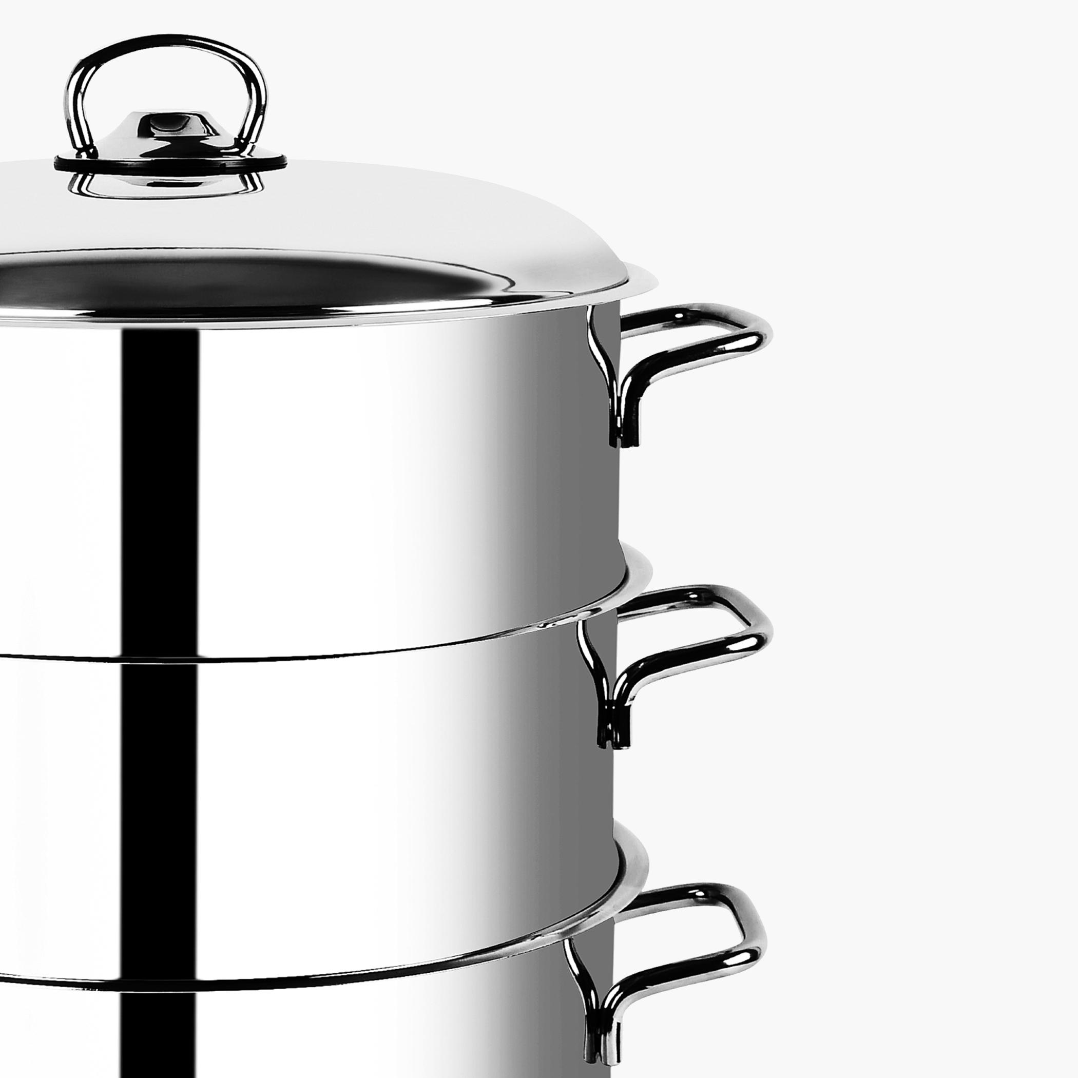 Stainless Steel 3-Piece Steamer - 24 cms-household-kitchen-bakeware-bakingtoolsandaccessories-image-6