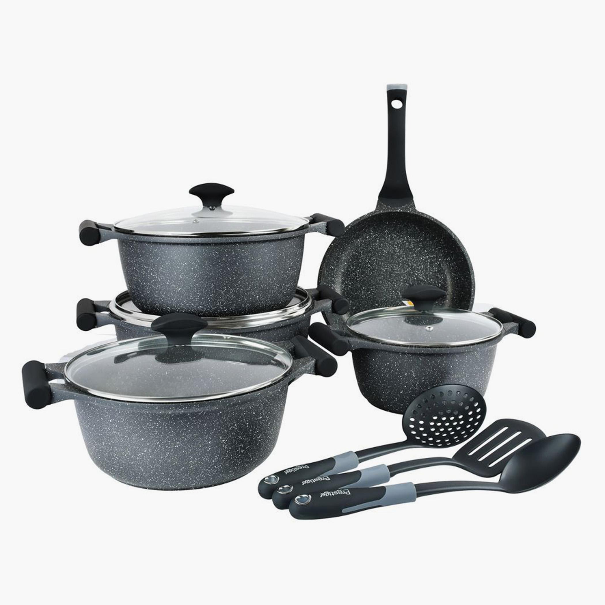 Essentials 12-Piece Aluminium Non-Stick Cookware Set-household-kitchen-cookware-cookwareandsets-image-1