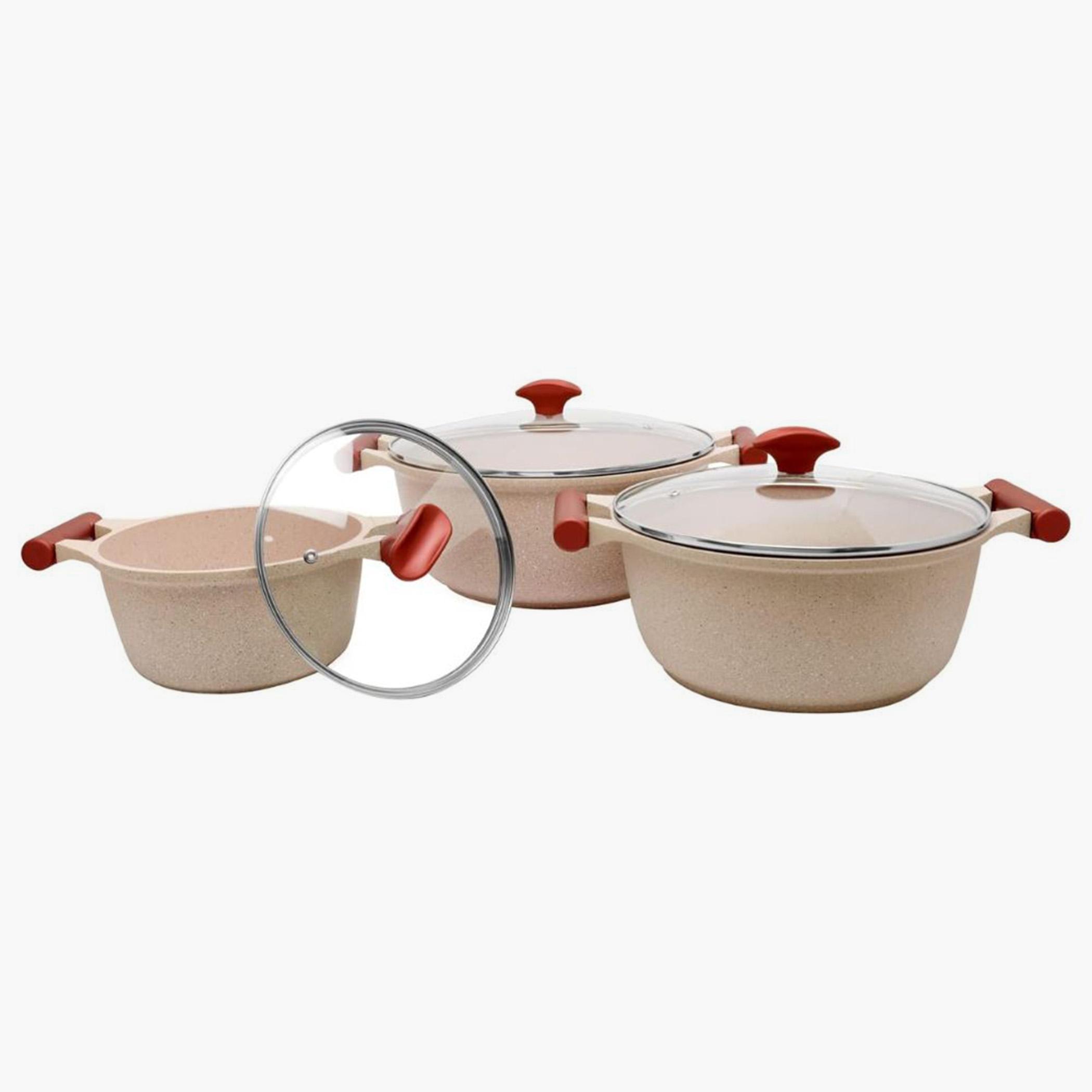 Essentials 6-Piece Aluminium Non-Stick Cookware Set-household-kitchen-cookware-cookwareandsets-image-1