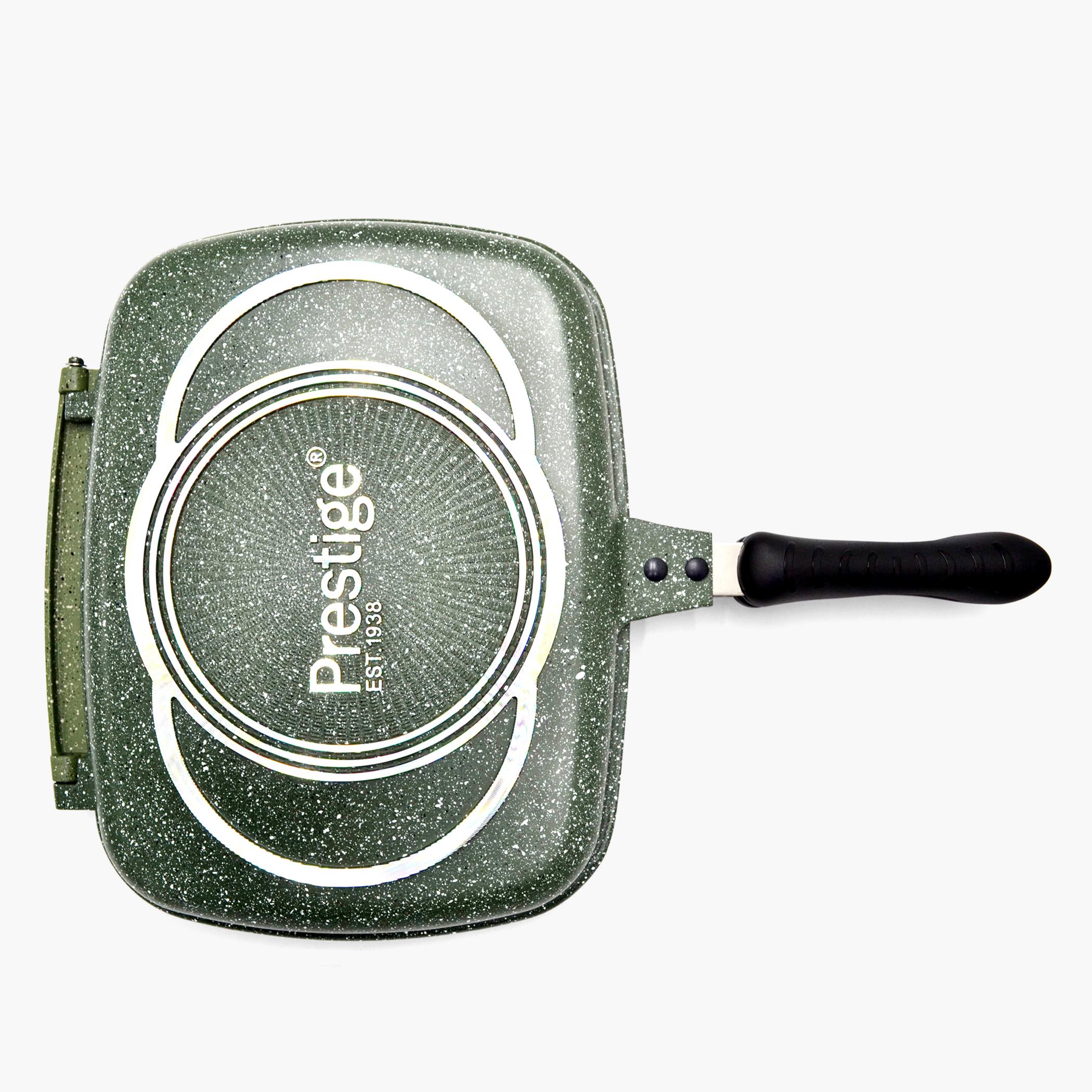 Cast Aluminium Double Fry Pan - 32 cms-household-kitchen-cookware-potsandpans-image-2