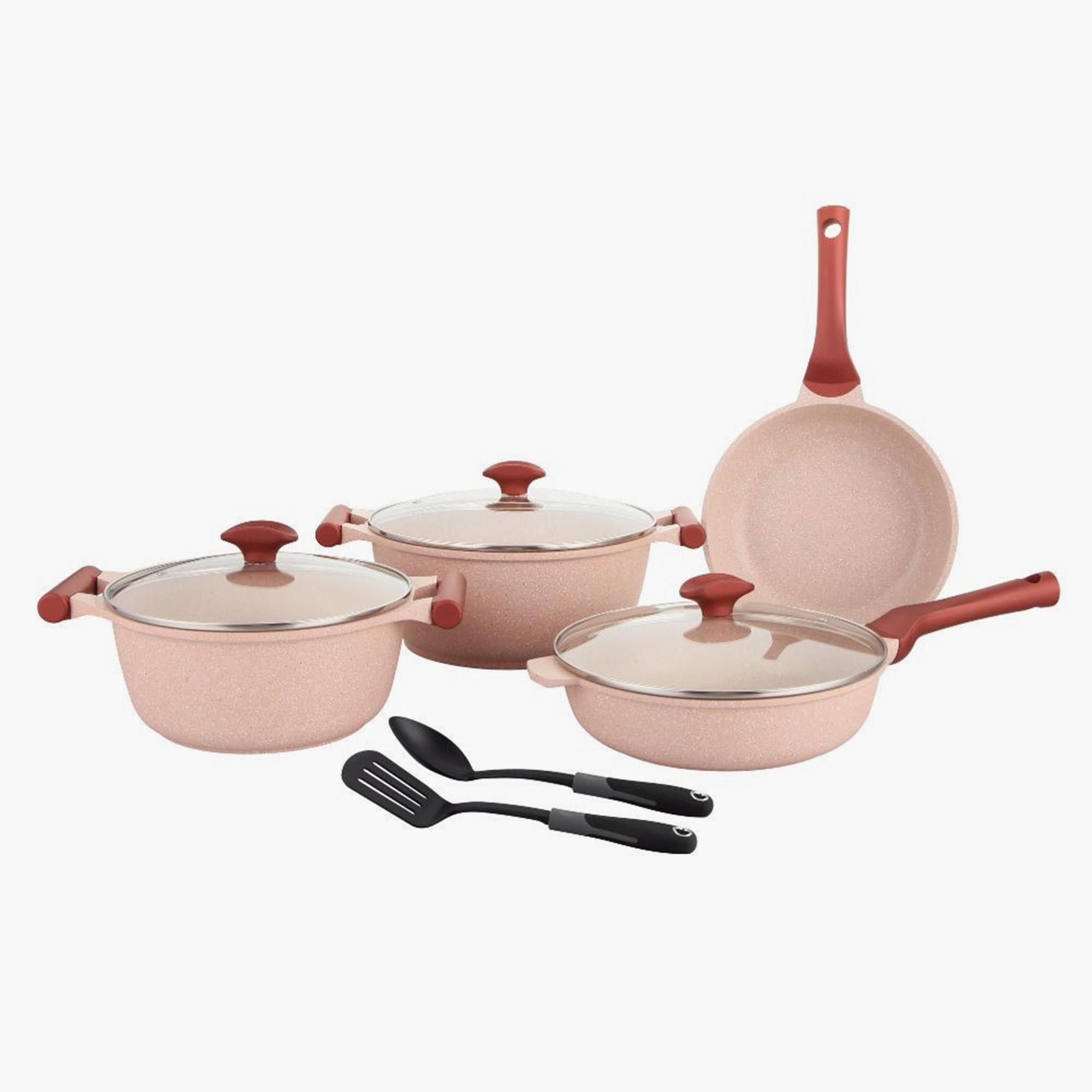 Essentials 9-Piece Aluminium Non-Stick Cookware Set-household-kitchen-cookware-cookwareandsets-image-1