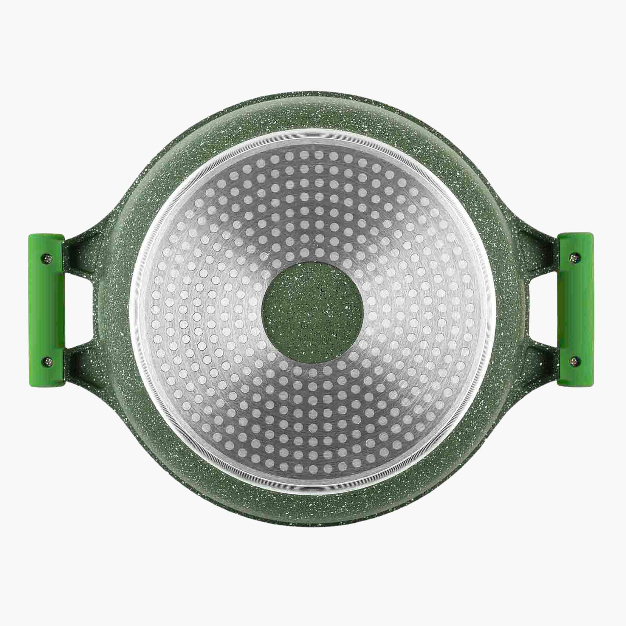 Non-Stick Aluminium Granite Casserole with Lid - 20 cms-household-kitchen-cookware-potsandpans-image-5
