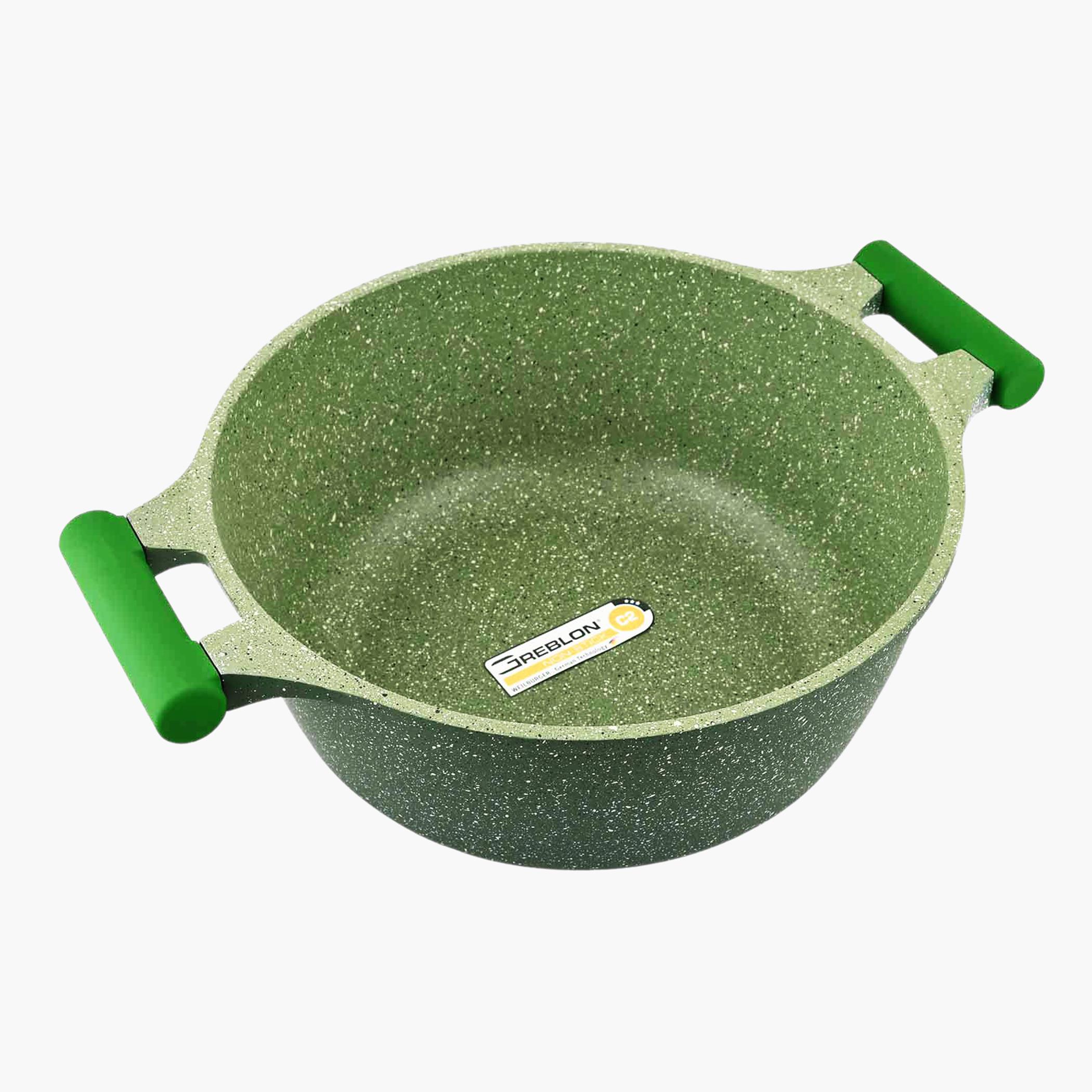 Non-Stick Aluminium Granite Casserole with Lid - 24 cms-household-kitchen-cookware-potsandpans-image-3