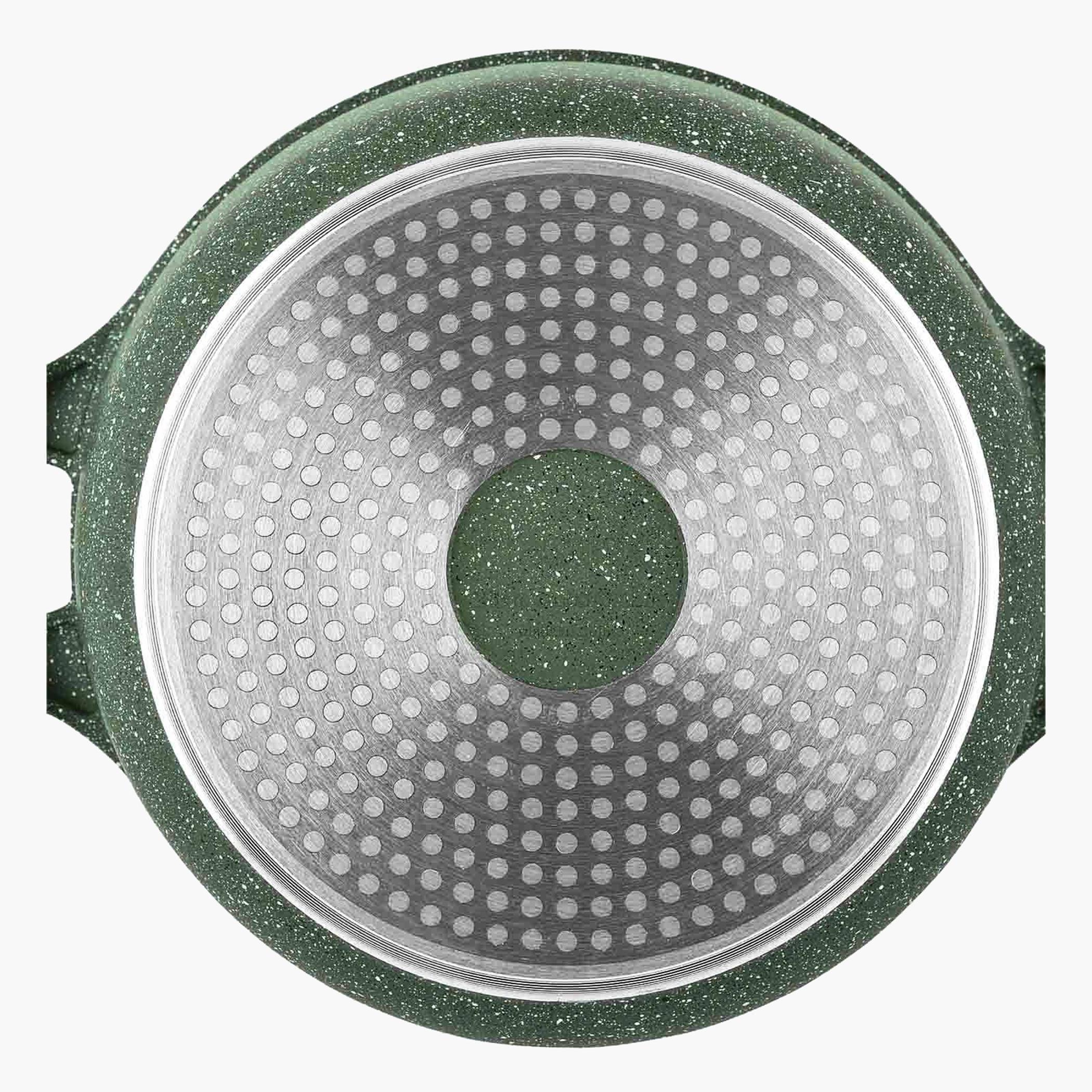 Non-Stick Aluminium Granite Casserole with Lid - 32 cms-household-kitchen-cookware-potsandpans-image-6