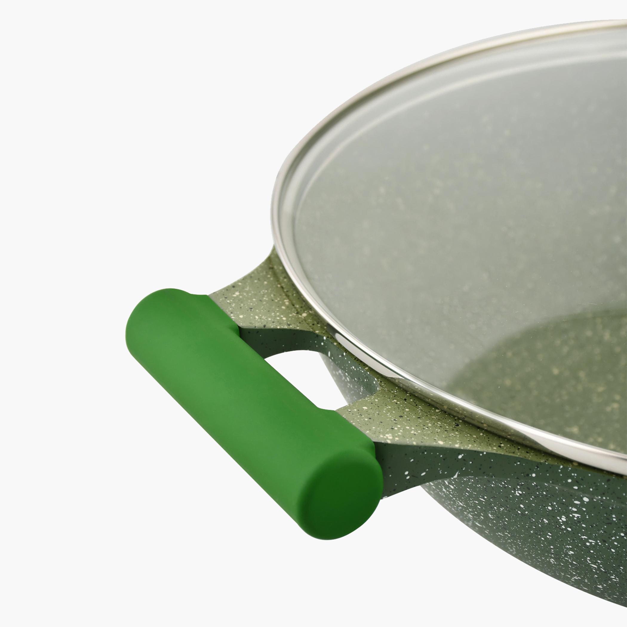 مقلاة ووك غير لاصقة ألومنيوم جرانيت بغطاء من بريستيج - 32 سم-household-kitchen-cookware-potsandpans-image-6