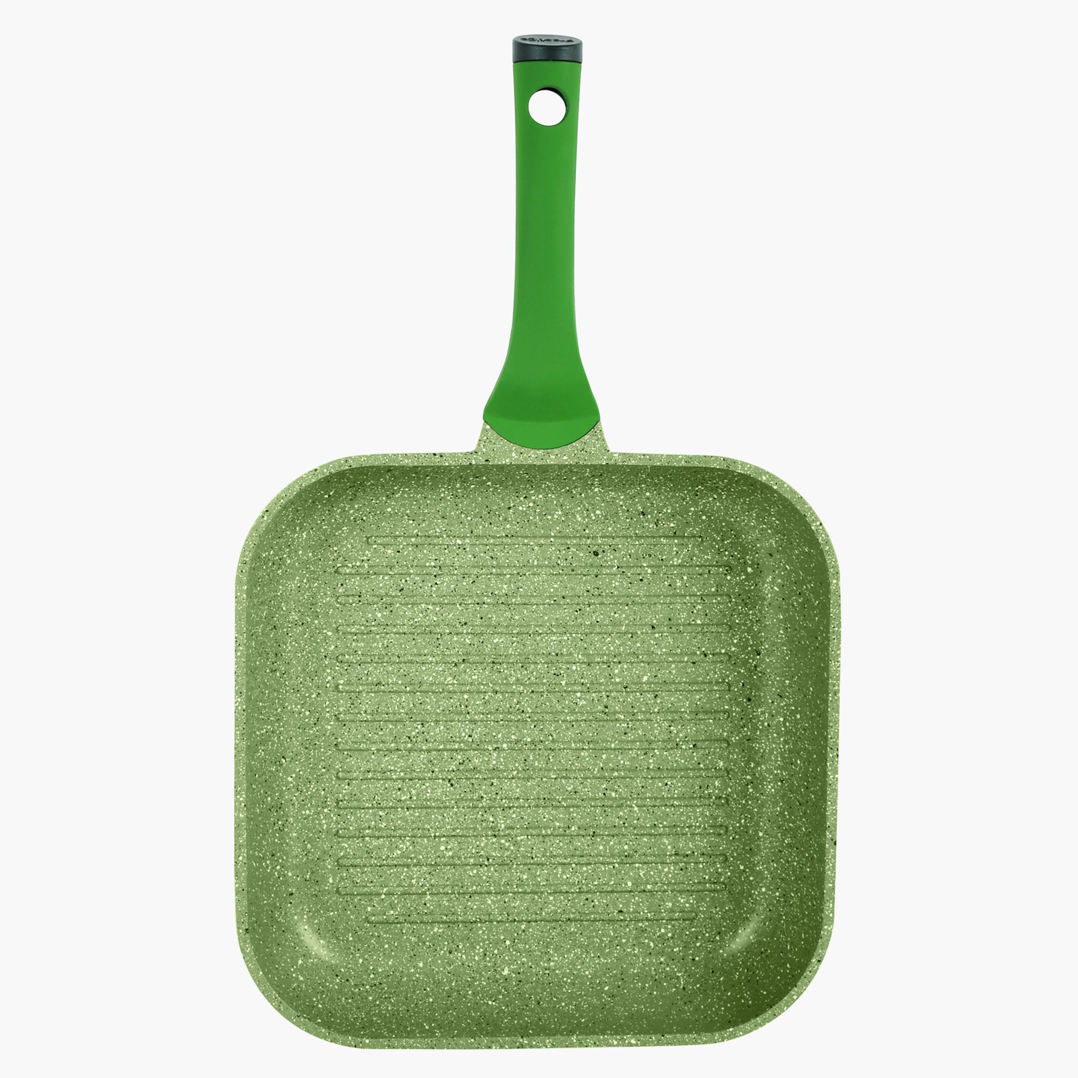 Granite Non-Stick Aluminium Square Grill Pan - 28 cms-household-kitchen-cookware-potsandpans-image-1