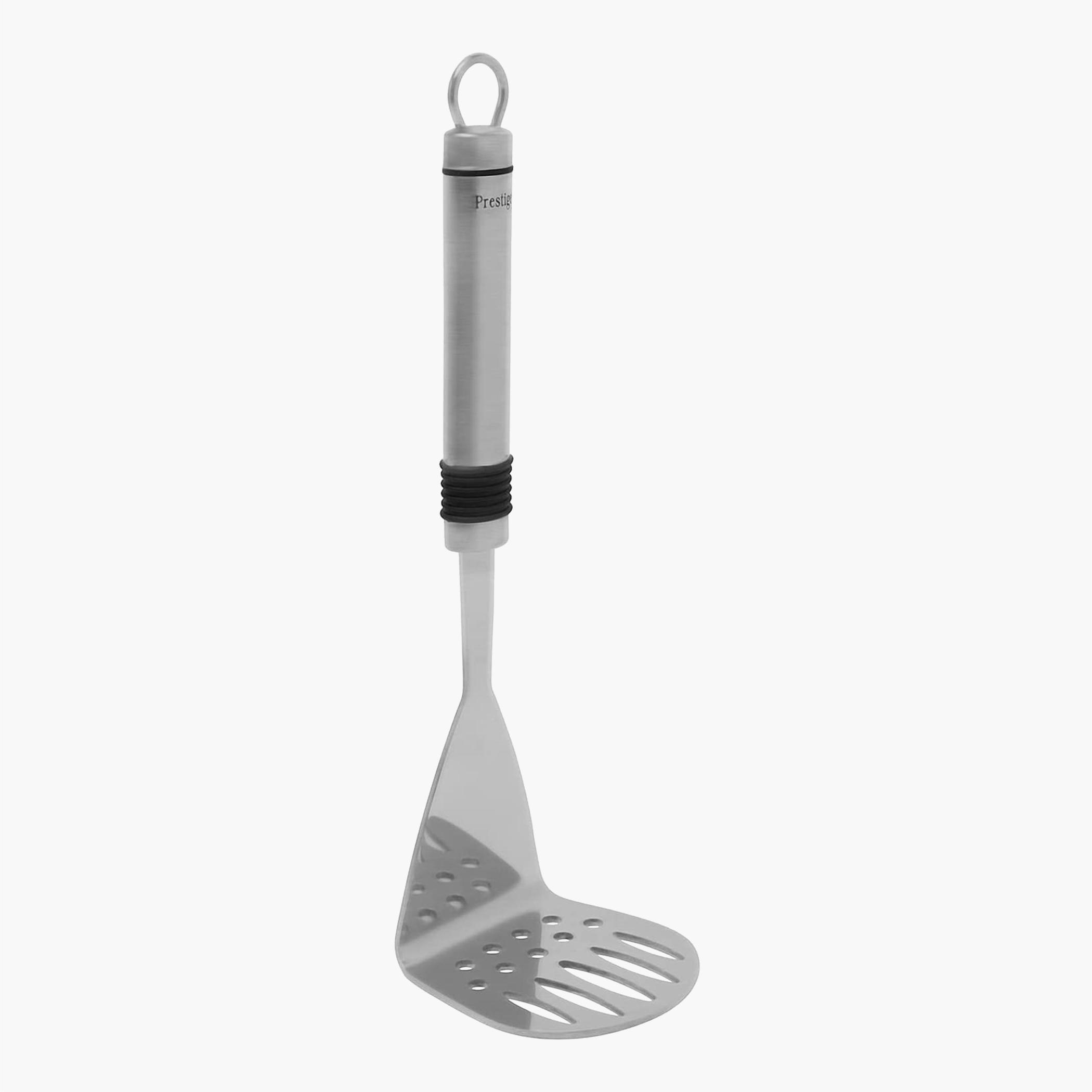 Eco Stainless Steel Potato Masher with Rubber Grip-household-kitchen-kitchentoolsandutensils-foodpreparationtools-image-1