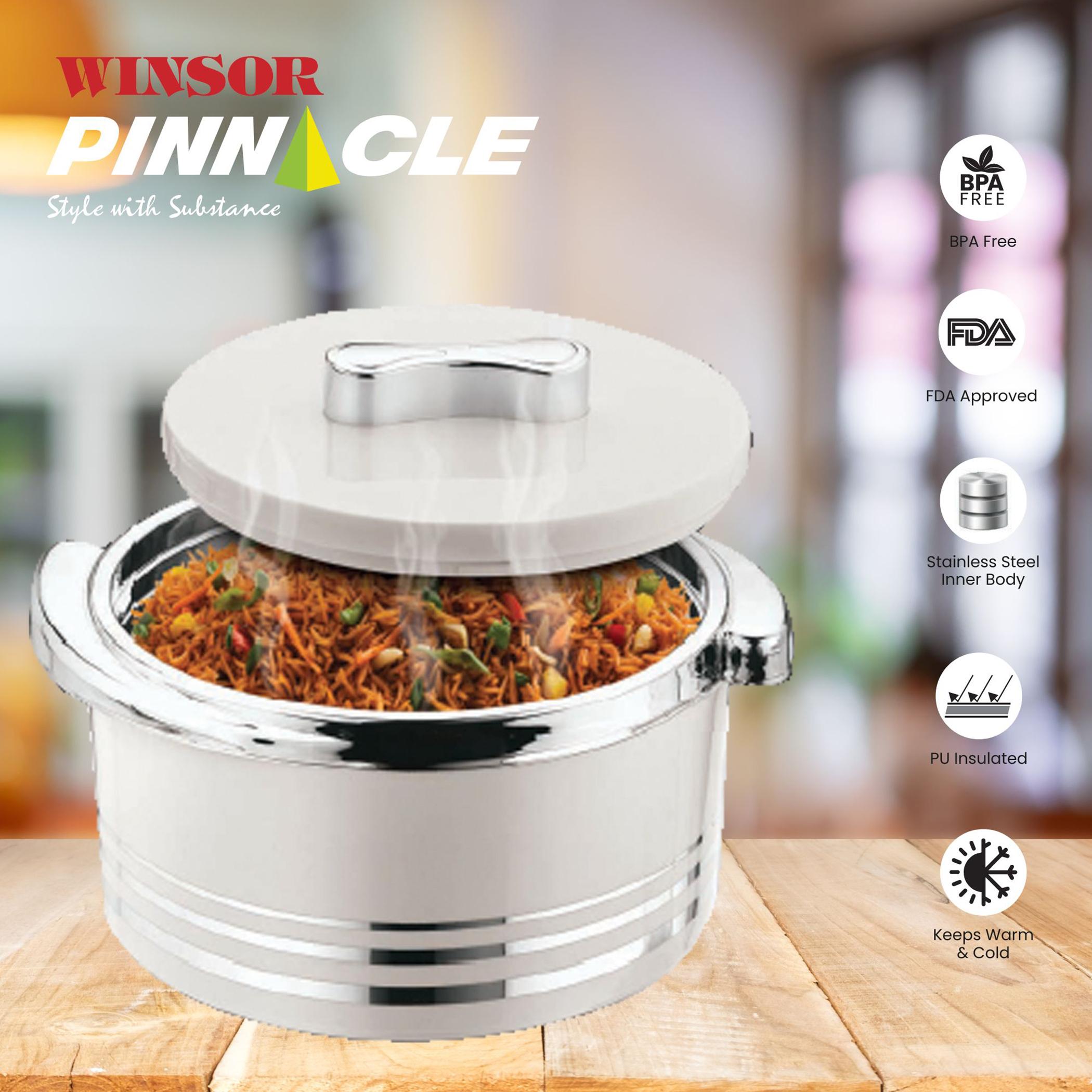 Pinnacle Stainless Steel Insulated Hotpot - 2.2 L-household-dining-serveware-foodwarmersandcasseroles-image-5