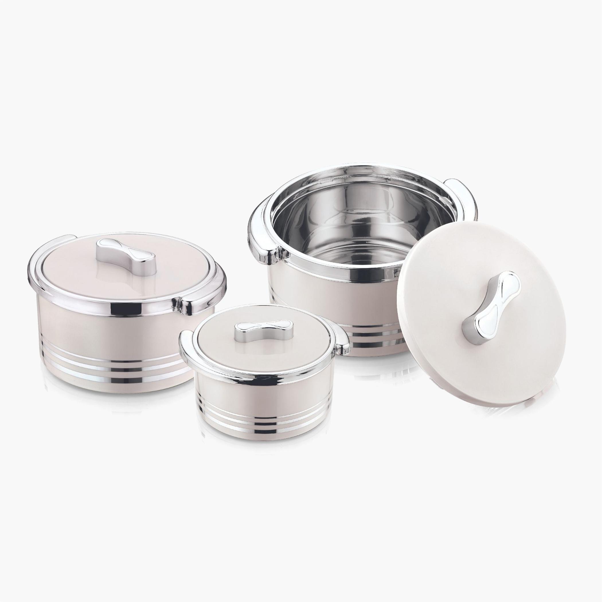 Omega 3-Piece Stainless Steel Insulated Hotpot Set-household-dining-serveware-foodwarmersandcasseroles-image-1