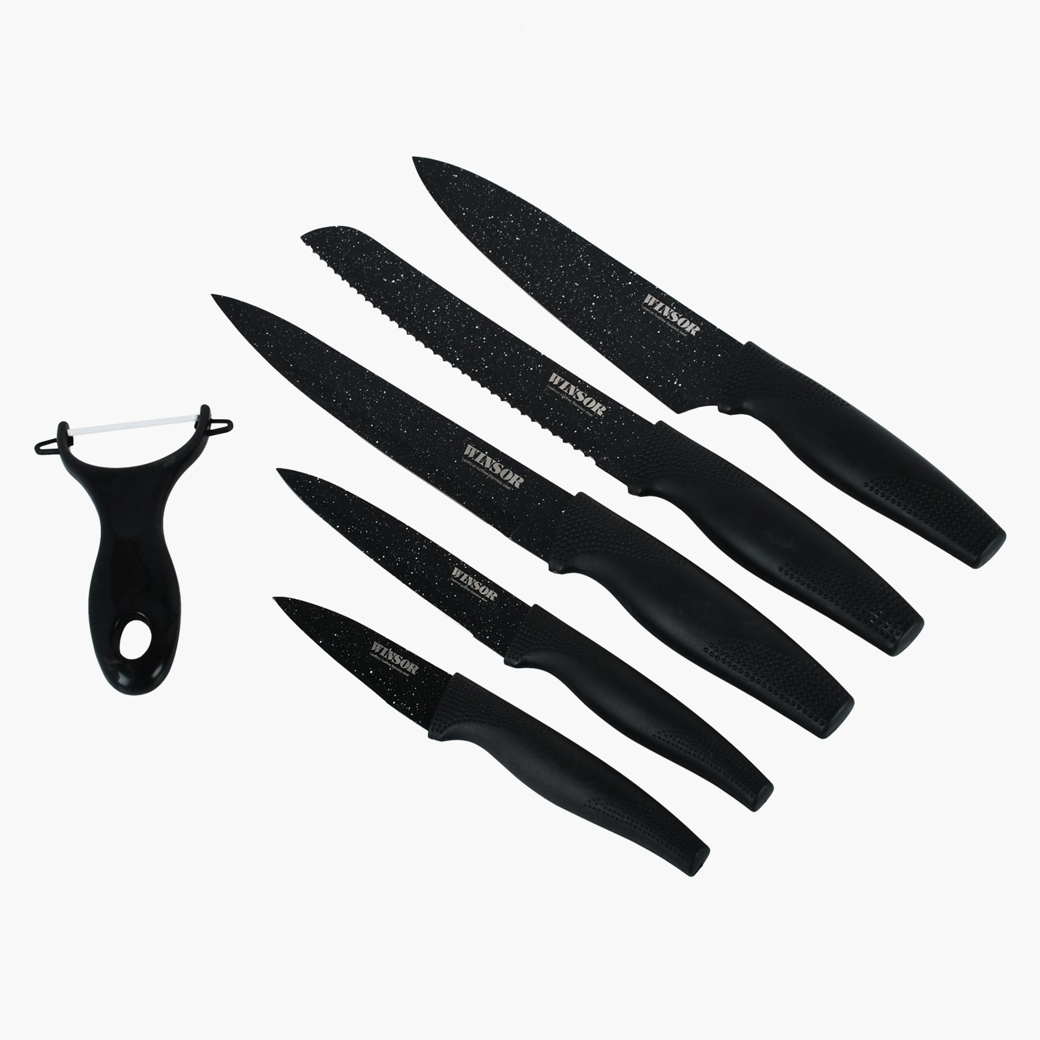 Non-Stick 6-Piece Knife Set-household-kitchen-kitchentoolsandutensils-knives-image-1