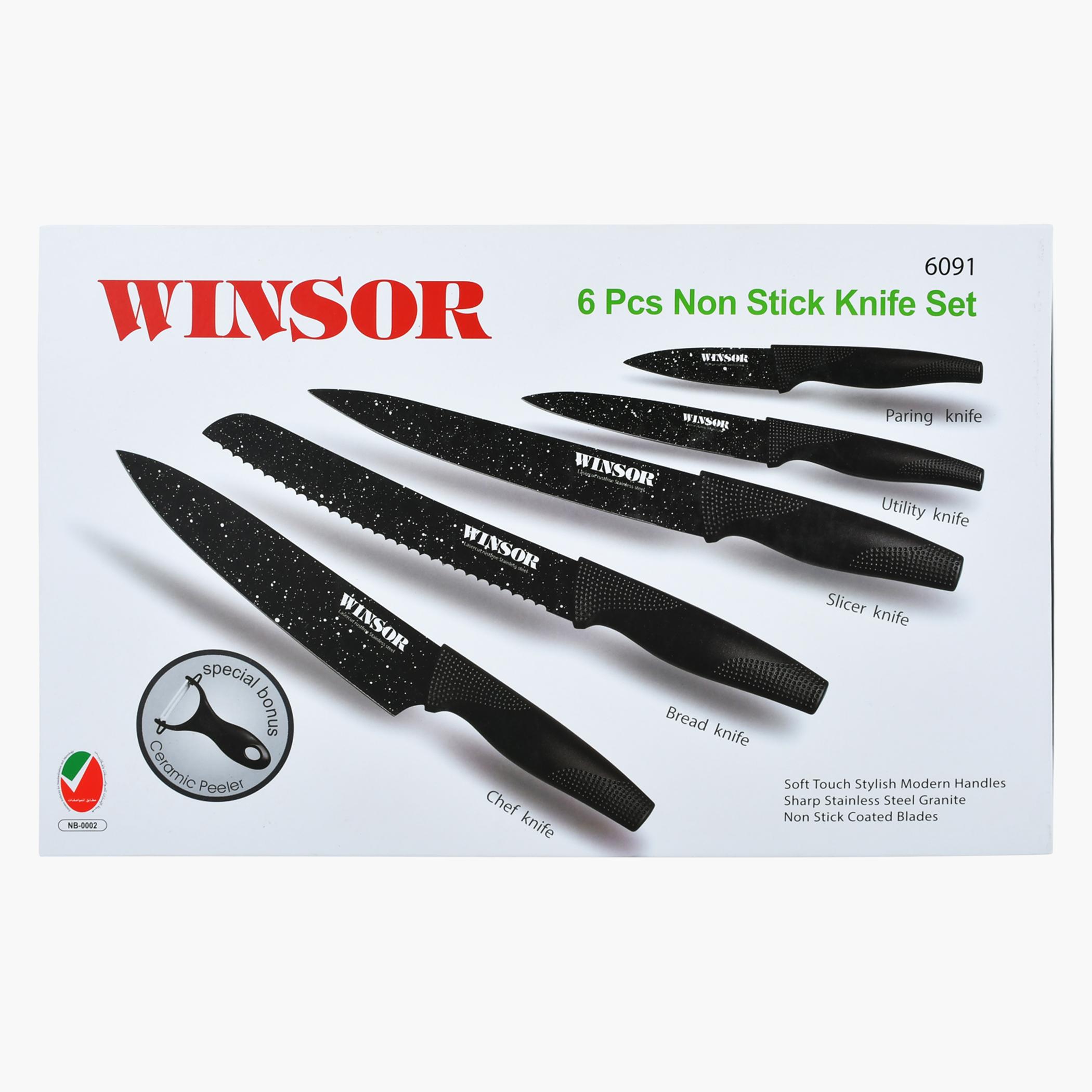 Non-Stick 6-Piece Knife Set-household-kitchen-kitchentoolsandutensils-knives-image-4