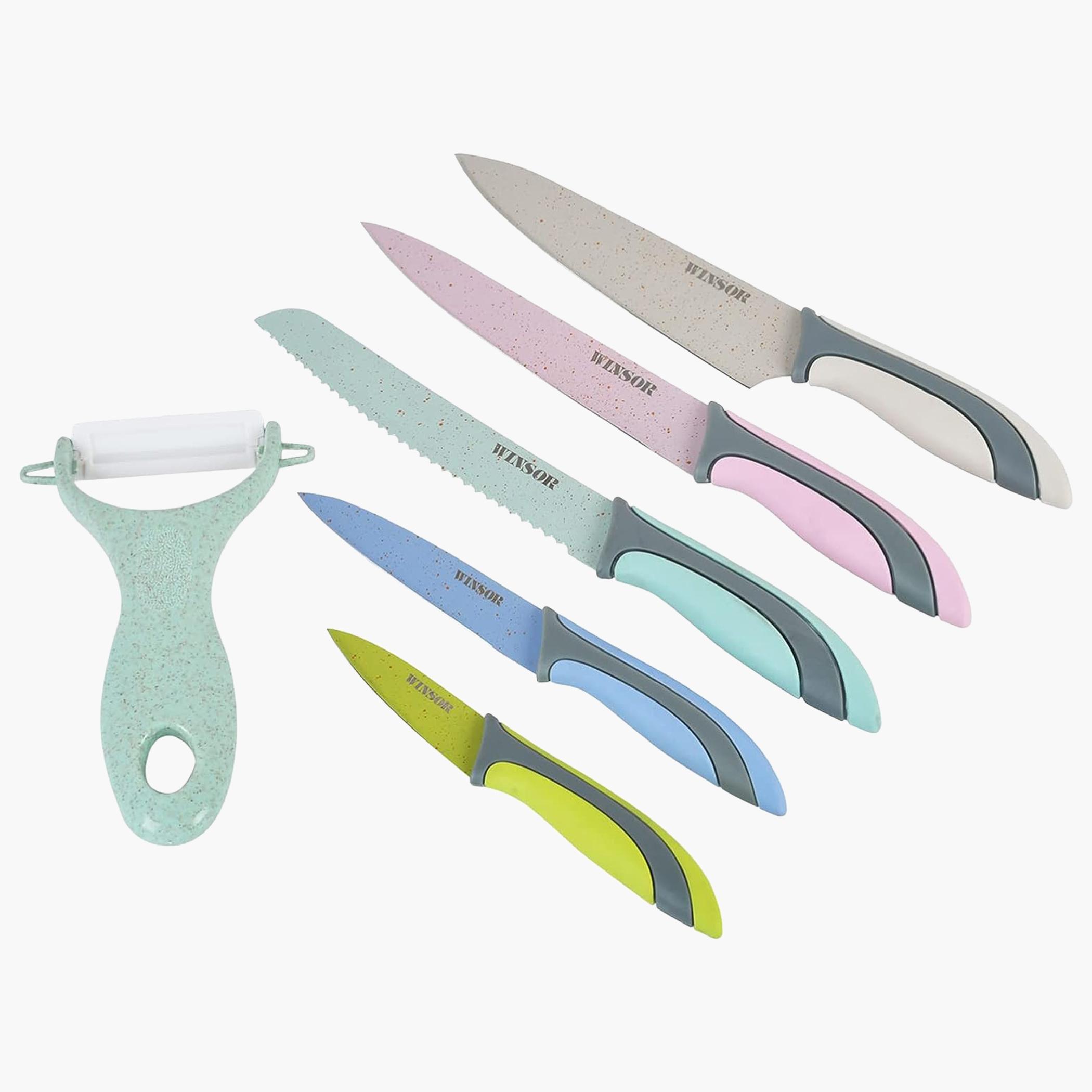 Non-Stick 6-Piece Knife Set-household-kitchen-kitchentoolsandutensils-knives-image-1