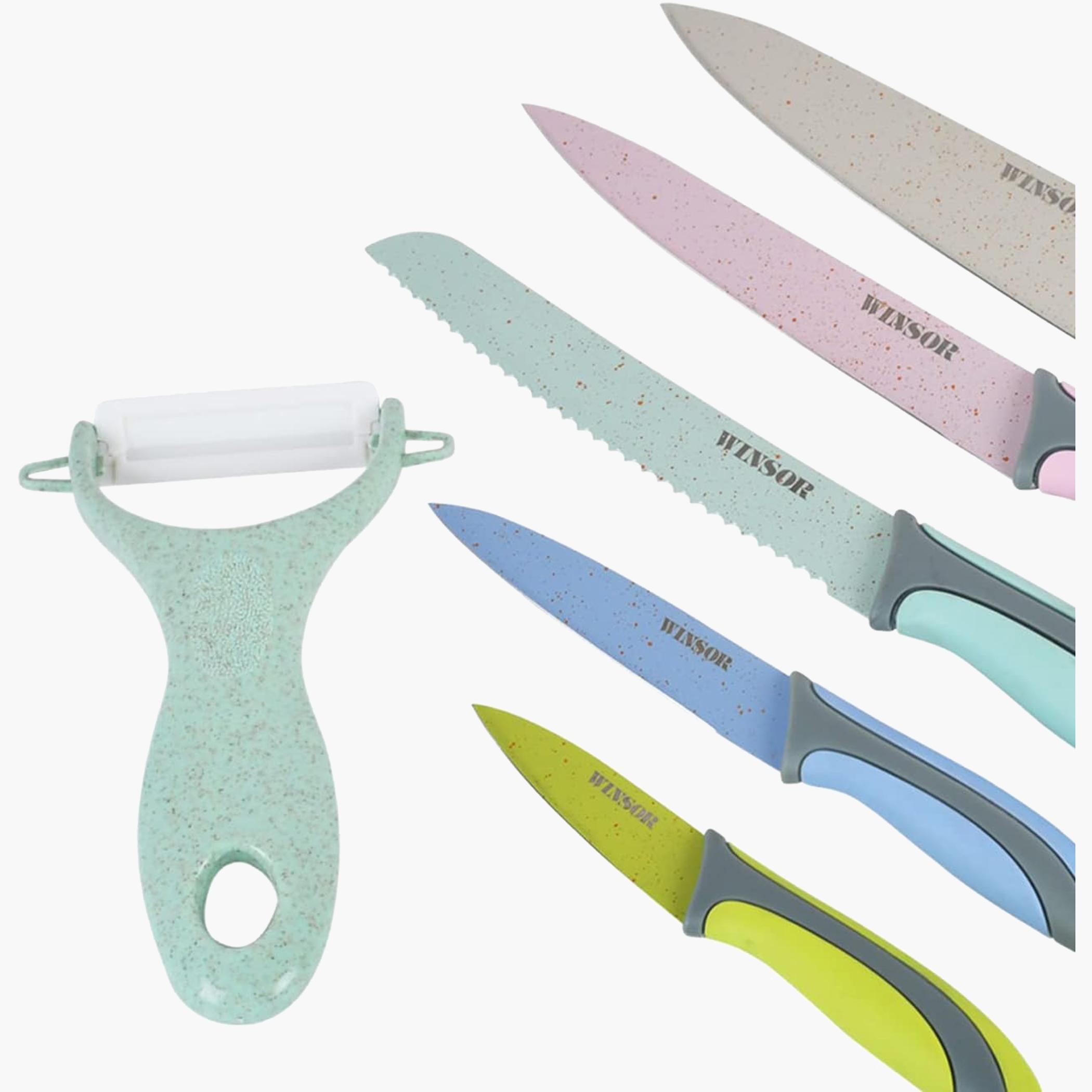 Non-Stick 6-Piece Knife Set-household-kitchen-kitchentoolsandutensils-knives-image-2