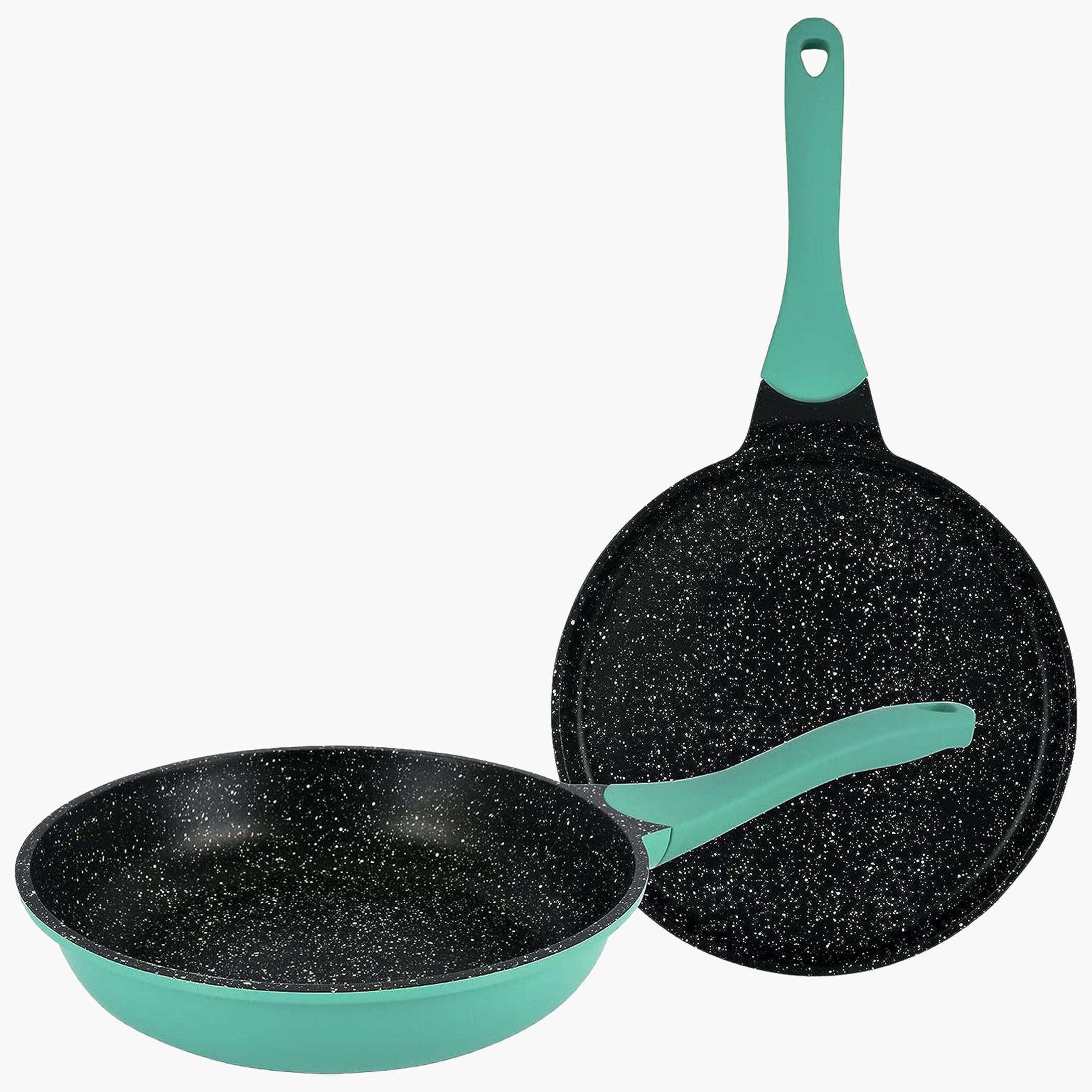 Aluminium Granite Frypan and Tawa Set-household-kitchen-cookware-cookwareandsets-image-1