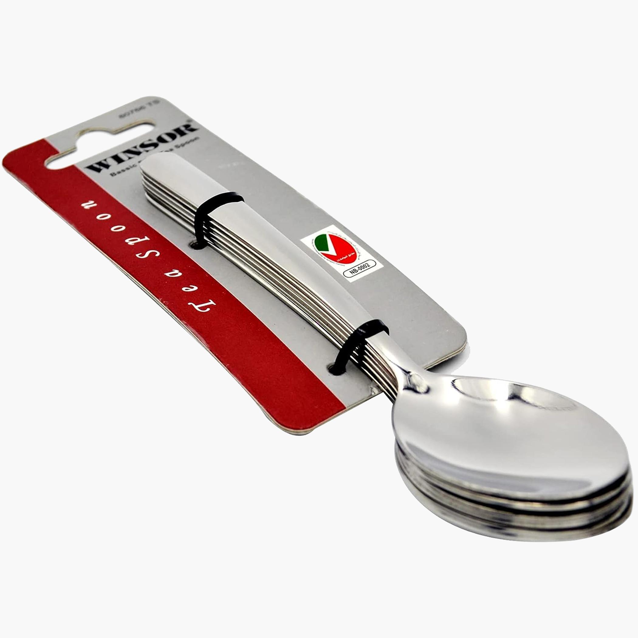 Basic 6-Piece Teaspoon Set-household-dining-cutlery-spoonsforksandknives-image-1