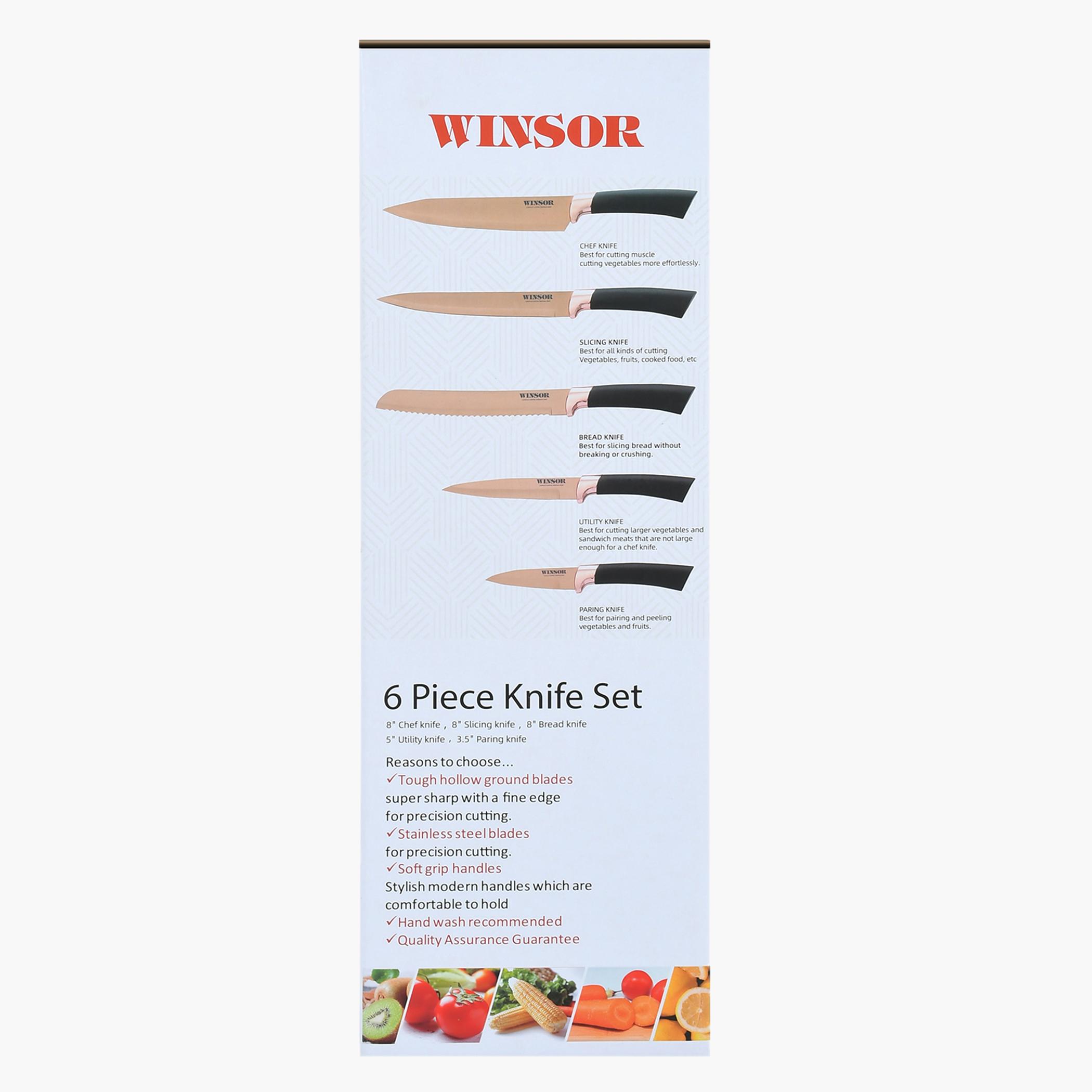 Stainless Steel 6-Piece Knife Set-household-kitchen-kitchentoolsandutensils-knives-image-2