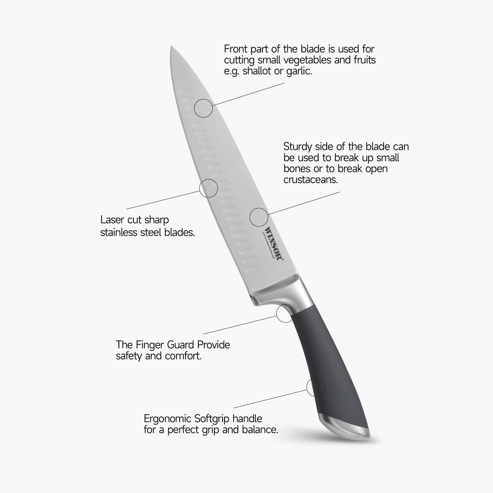 Stainless Steel 8-Piece Knife Set-household-kitchen-kitchentoolsandutensils-knives-image-2